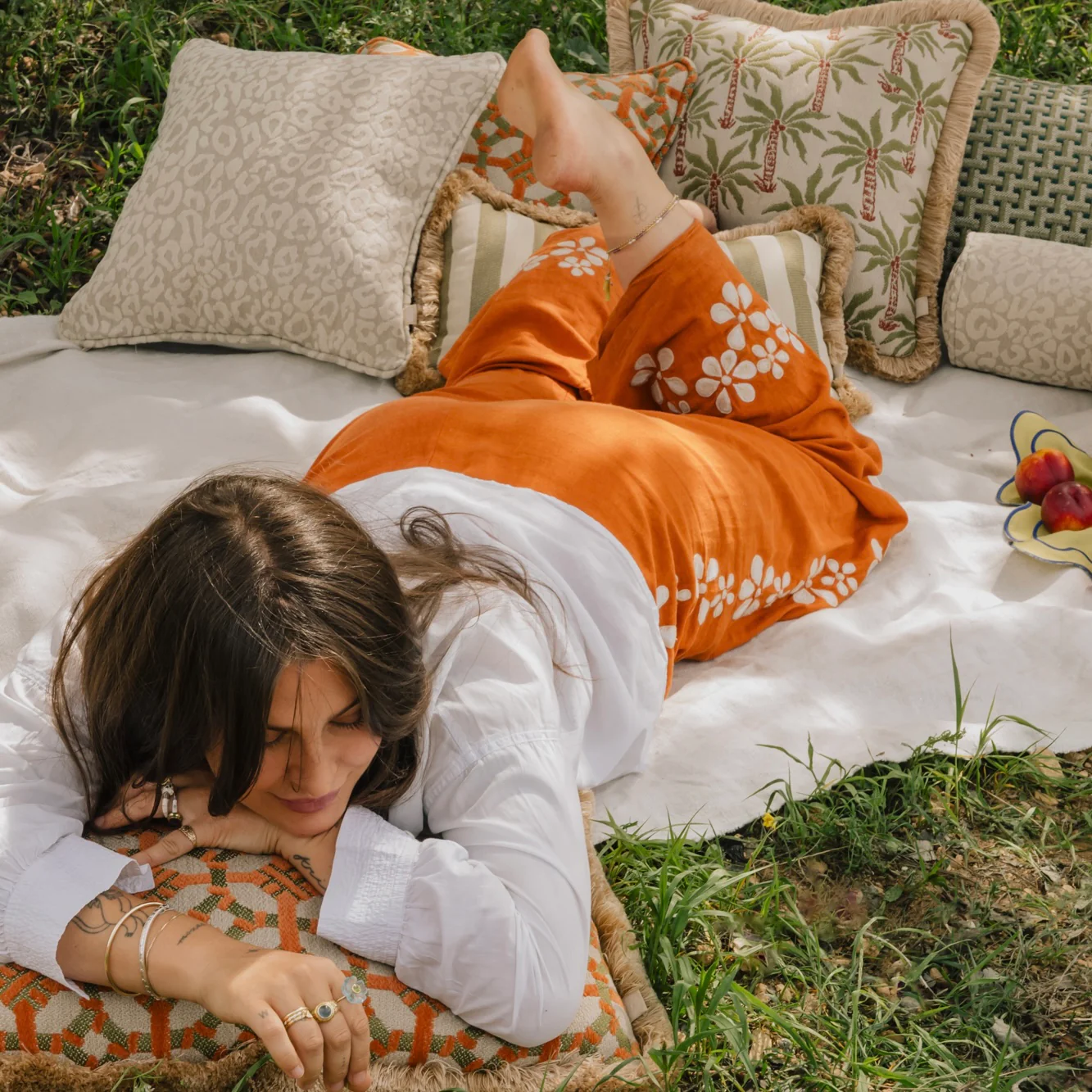 Bolster Maya Sand & Ecru - Image 4