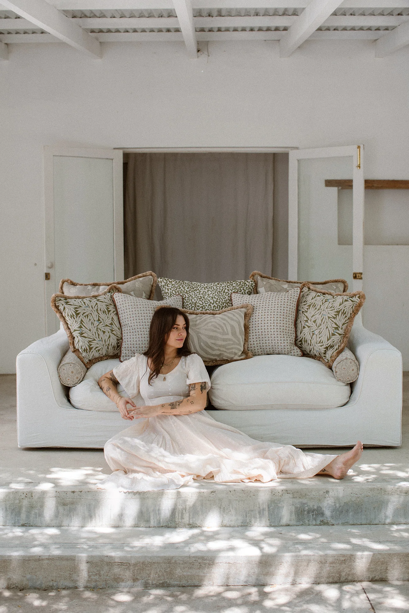 Bolster Yoko Olive - Image 3