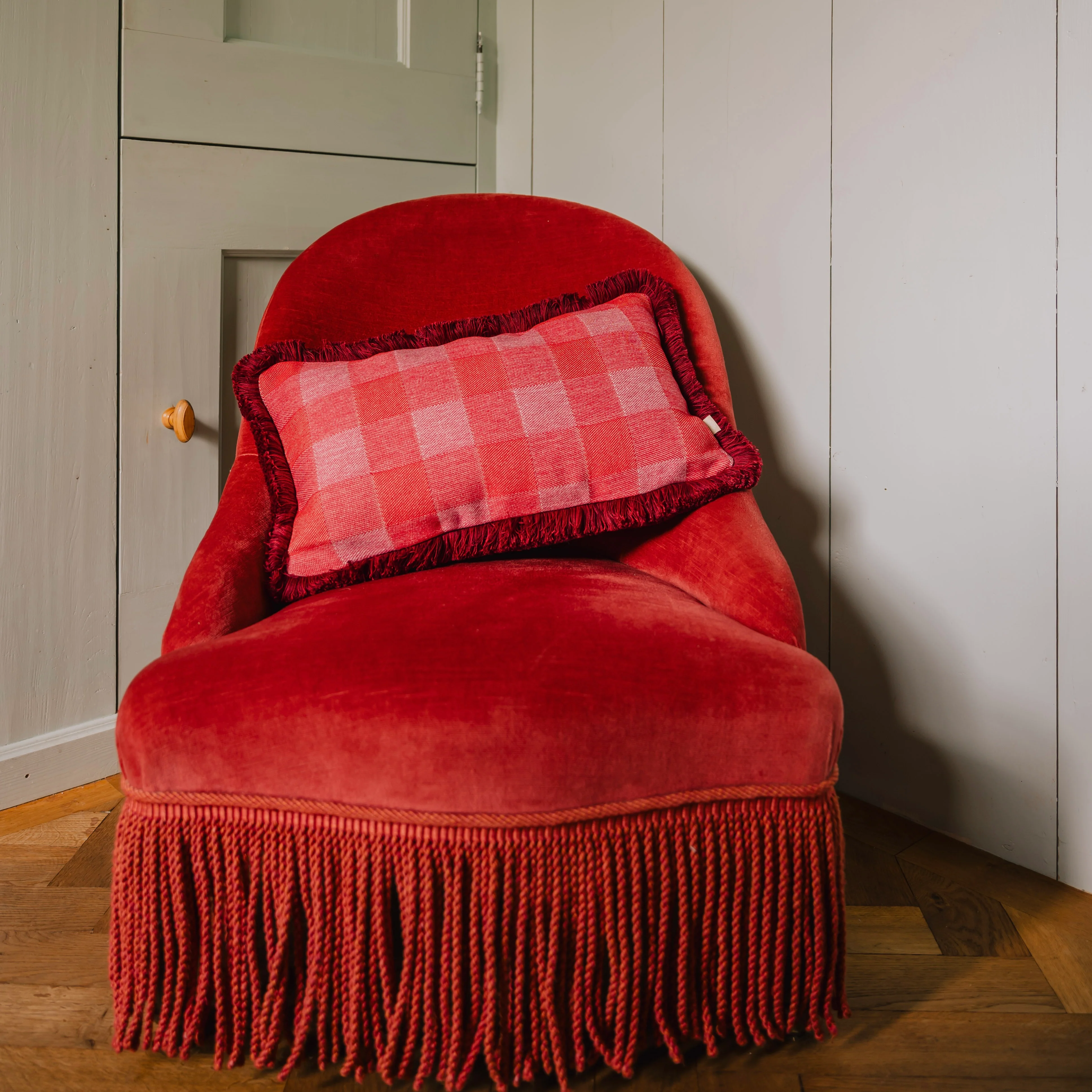 Cushion Brigitte Chili & Pink - Image 4