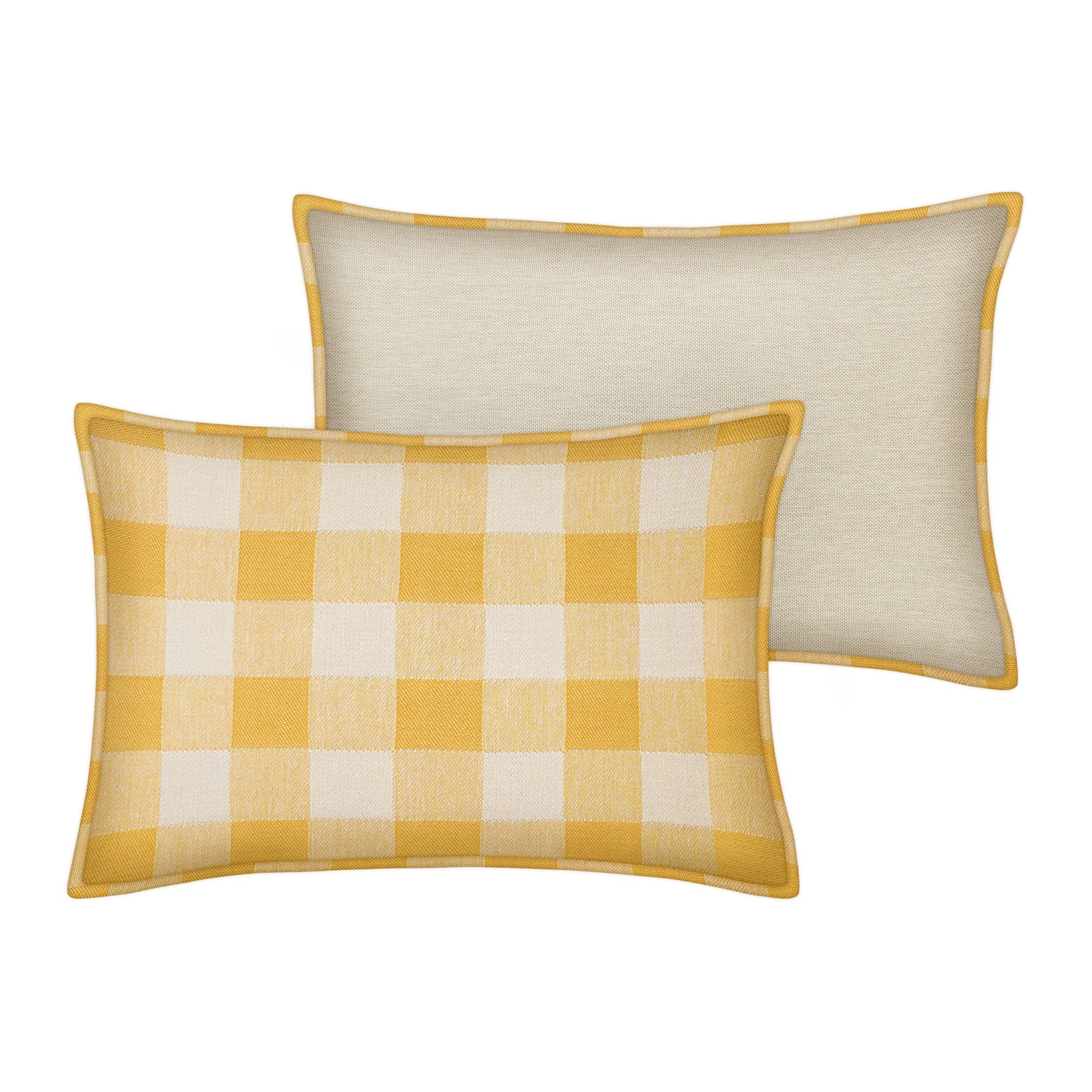 Cushion Brigitte Sunflower & Ecru - Image 4