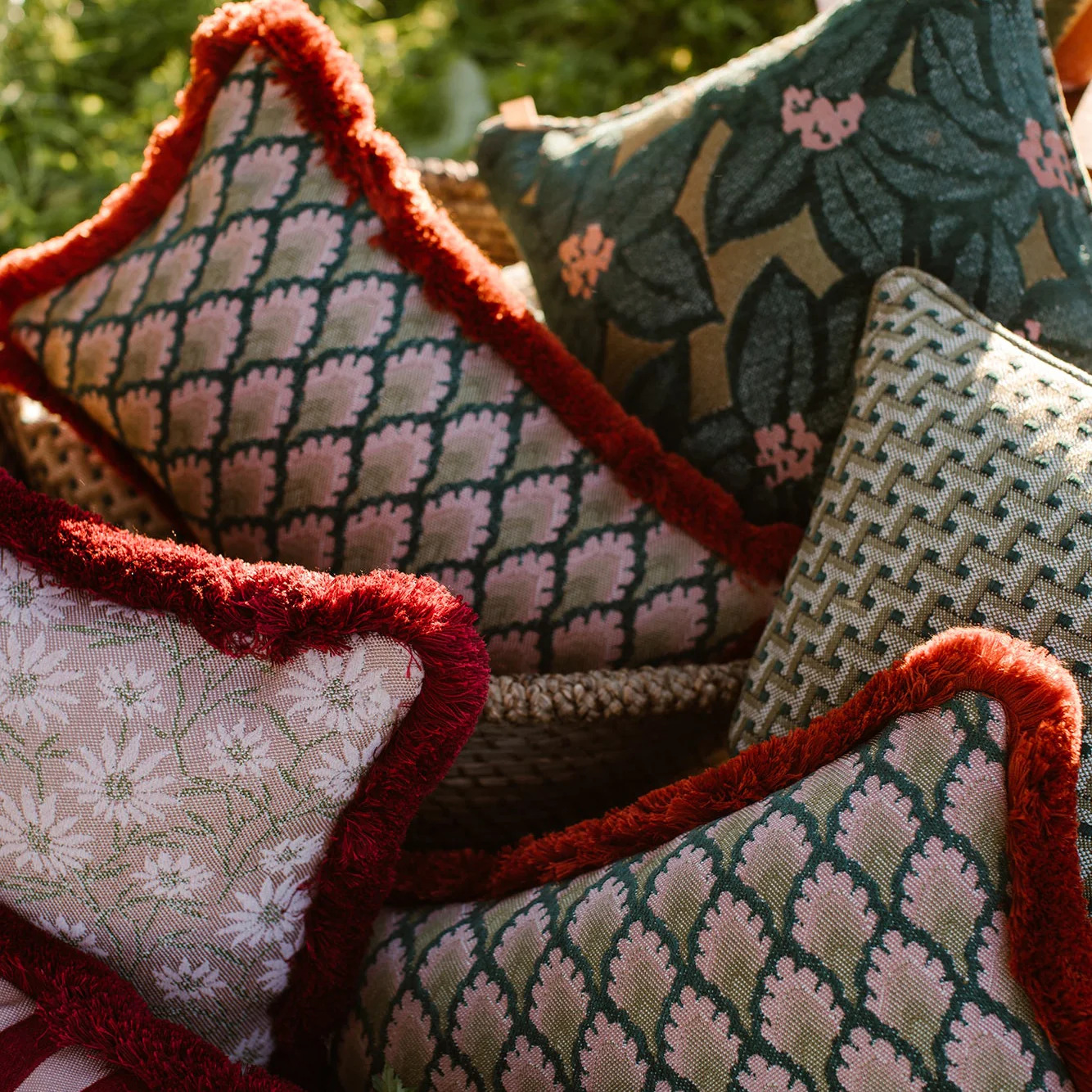 Cushion Janis Moss & Olive - Image 5