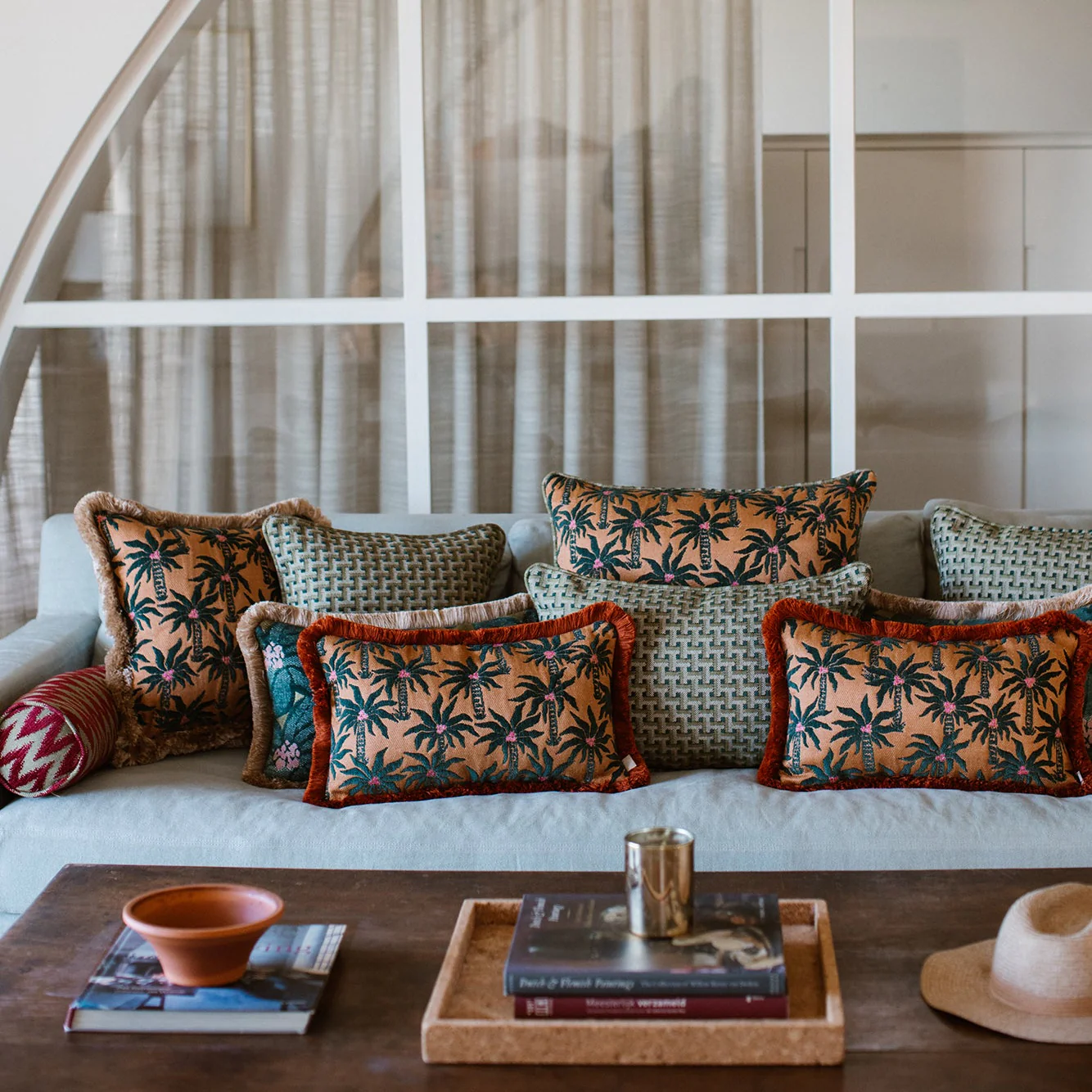 Cushion Janis Moss & Olive - Image 9