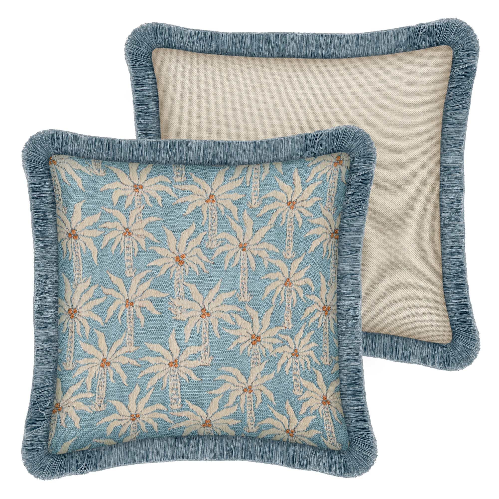 Cushion Laura Ice & Ecru - Image 4