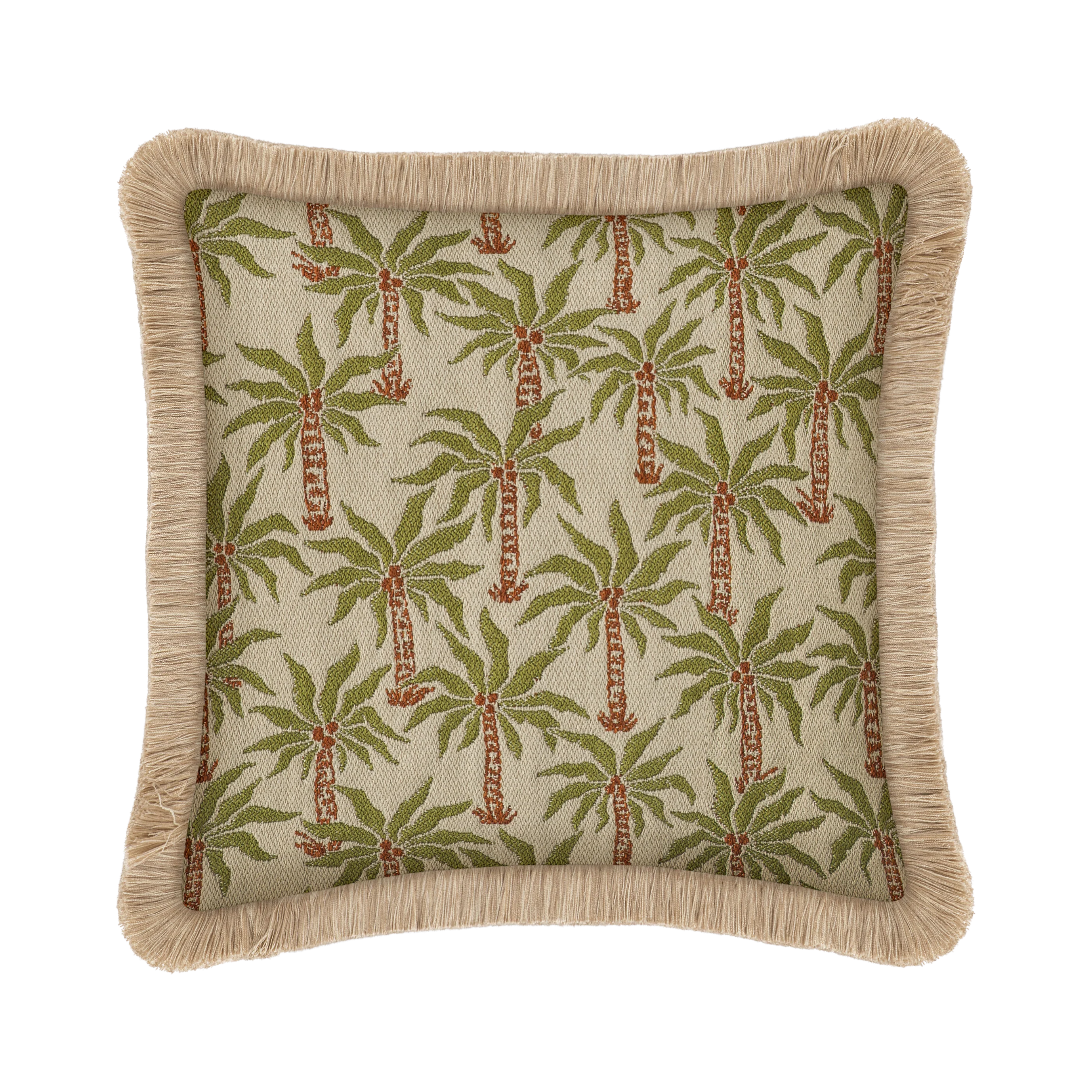 Cushion Laura Olive & Spice