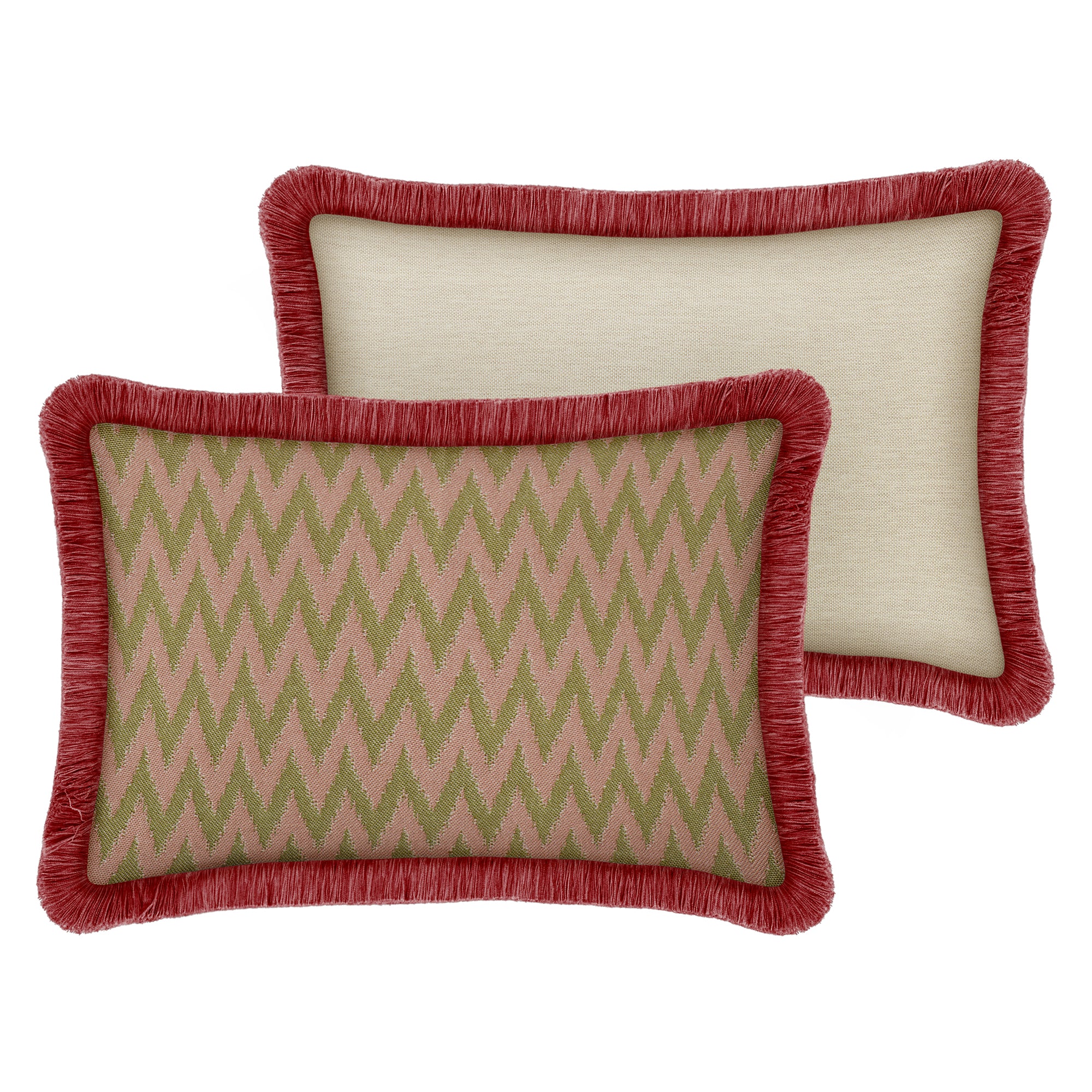 Cushion Rosita Olive & Rose - Image 6