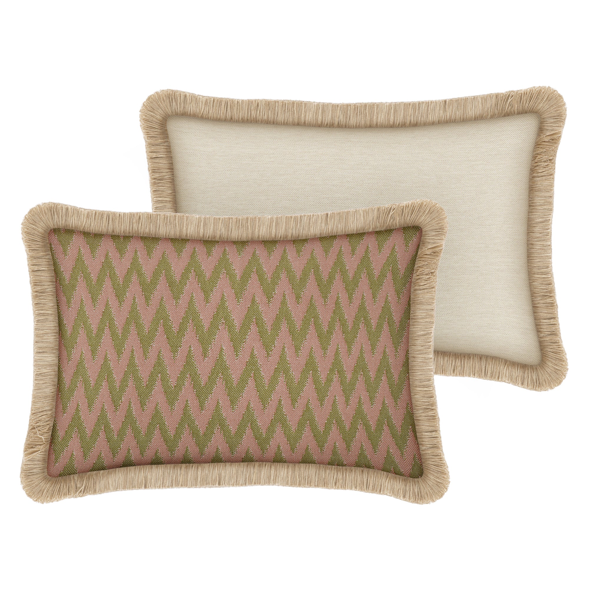 Cushion Rosita Olive & Rose - Image 6