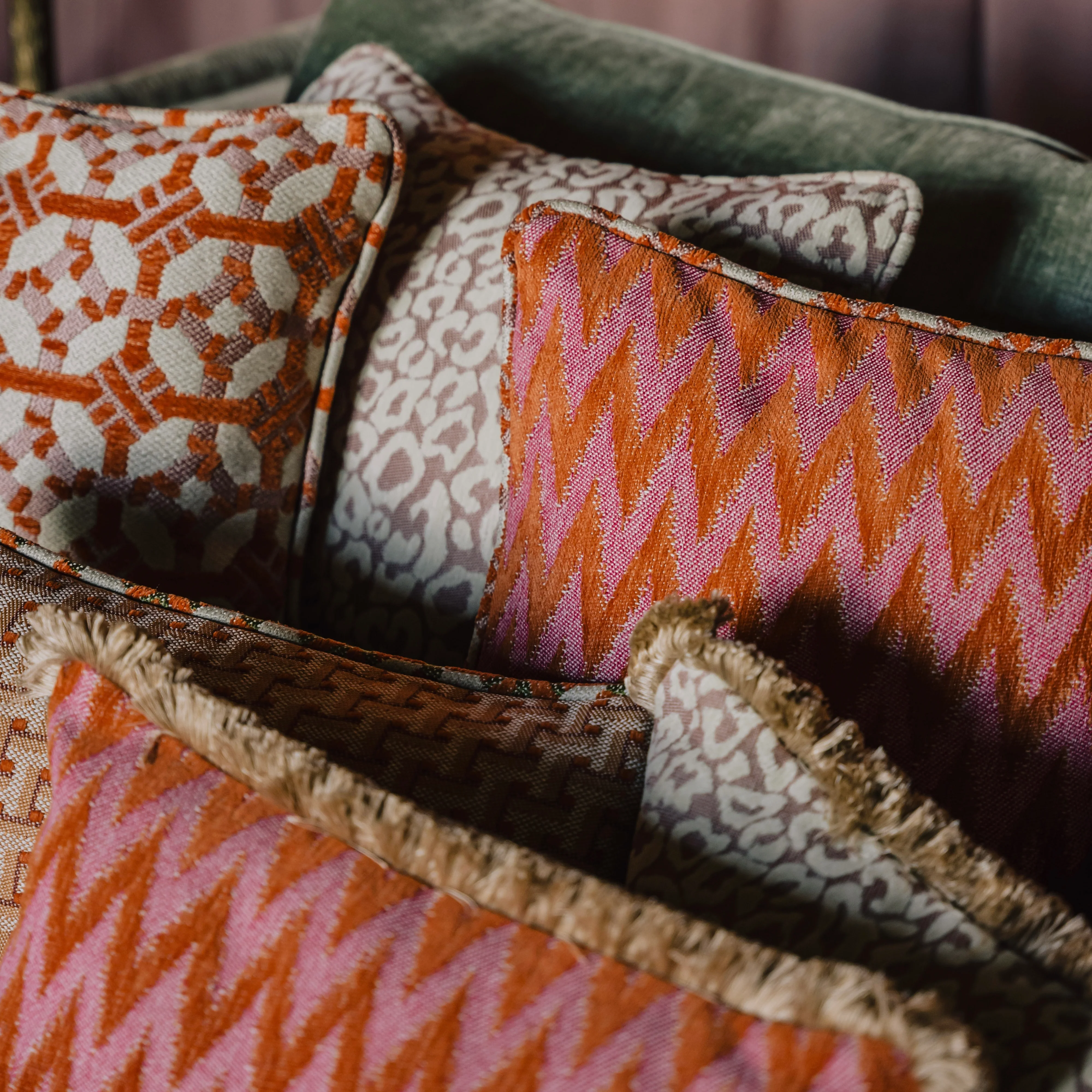 Cushion Rosita Orange & Pink - Image 3