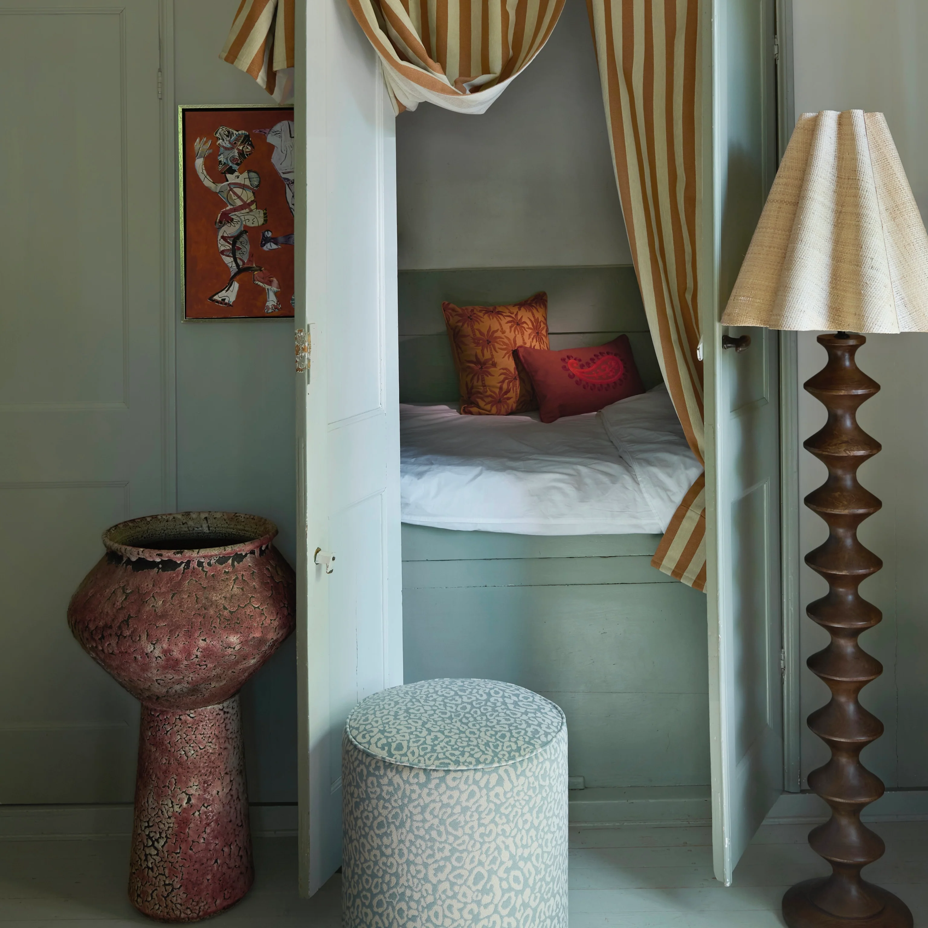 Double sided cushion Siena Spice & Coral - Image 3
