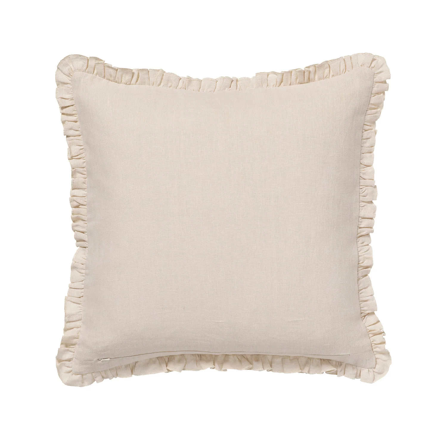 Cushion Audrey Coral & Ecru - Image 7