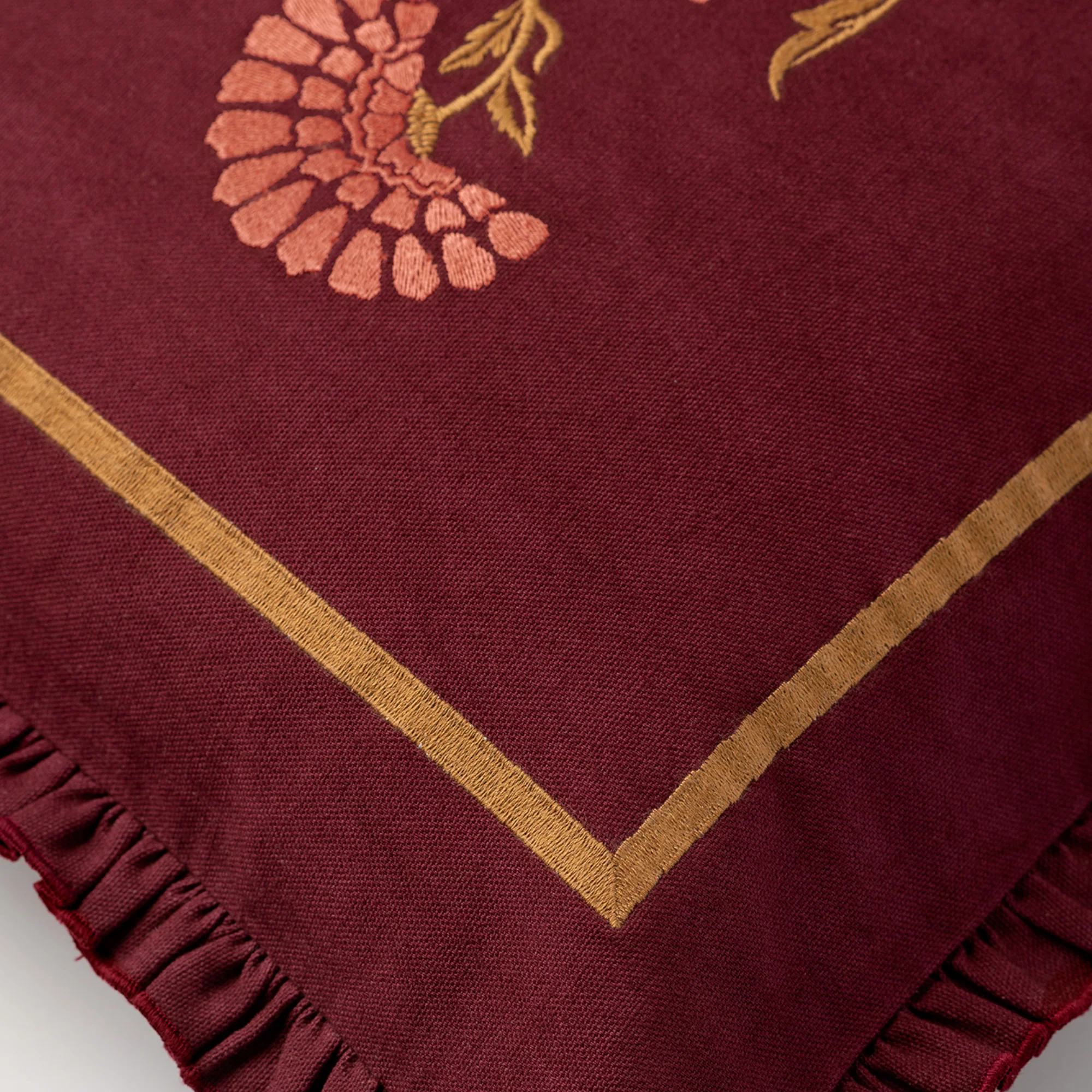 Cushion Carry Burgundy & Caramel - Image 7