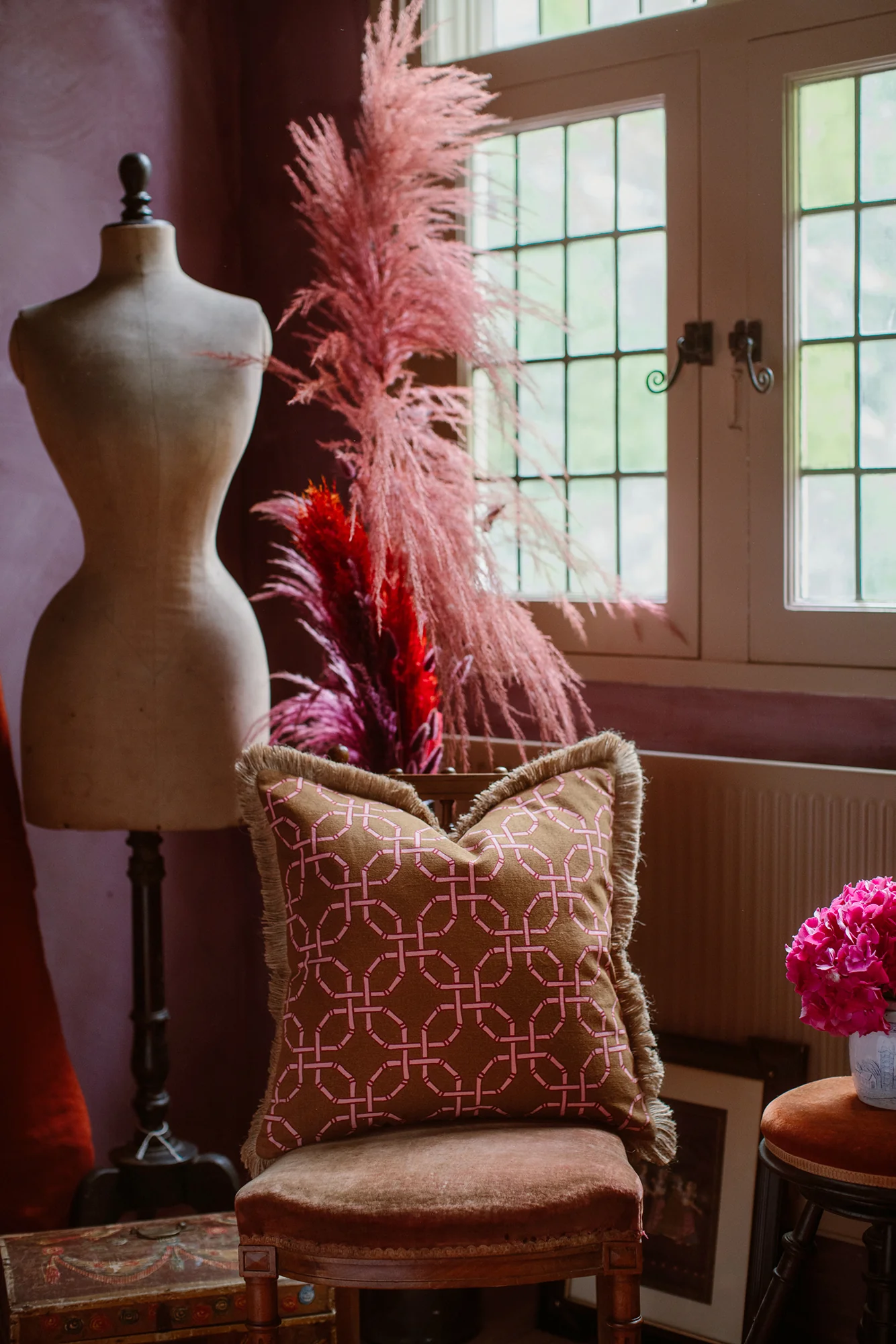 Cushion Harper Spice & Pink - Image 2