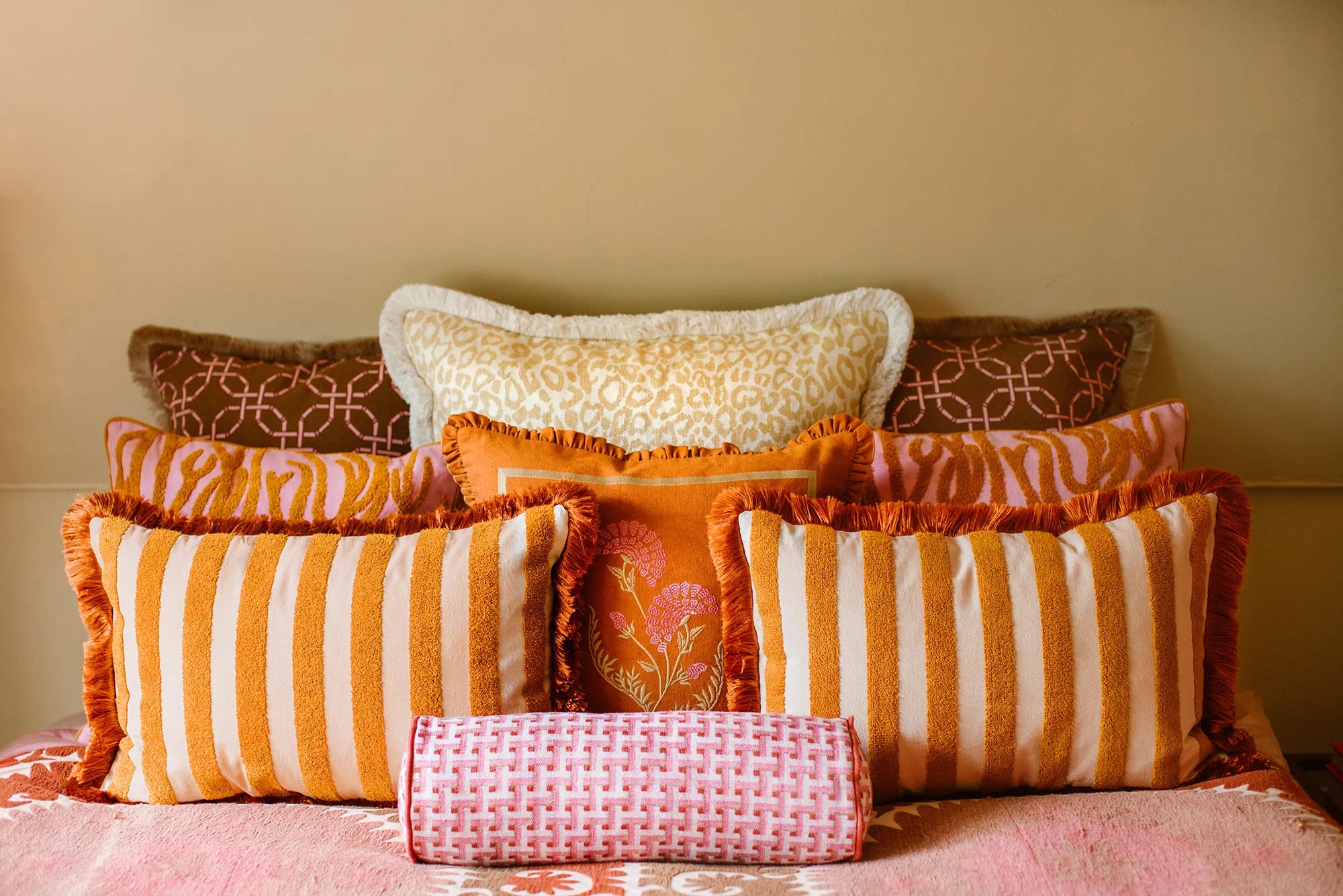 Cushion Harper Spice & Pink - Image 6