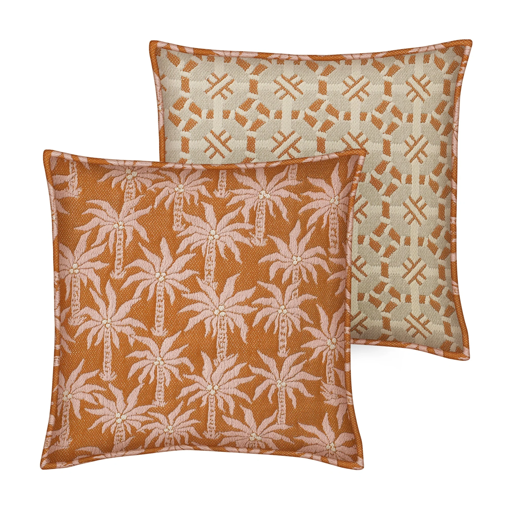 Double sided cushion Laura Rose & Caramel x Coco Caramel & Sand