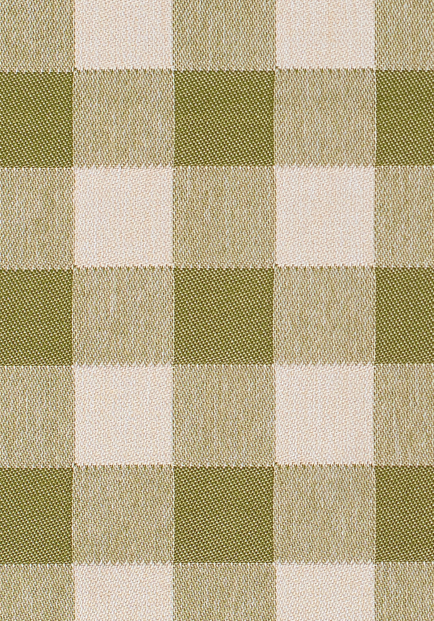 Fabric Brigitte Olive & Ecru