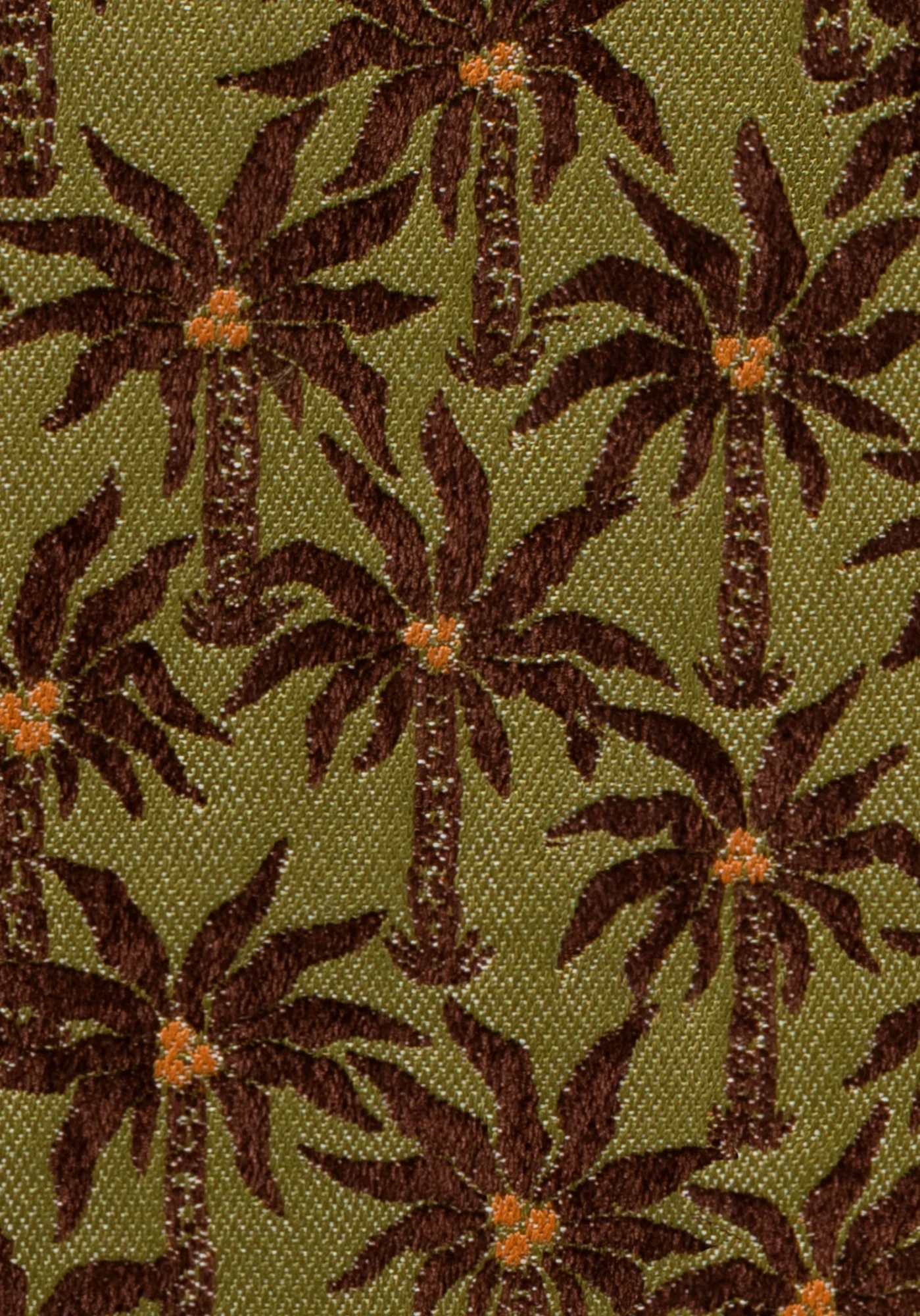 Fabric Laura Chocolate & Olive
