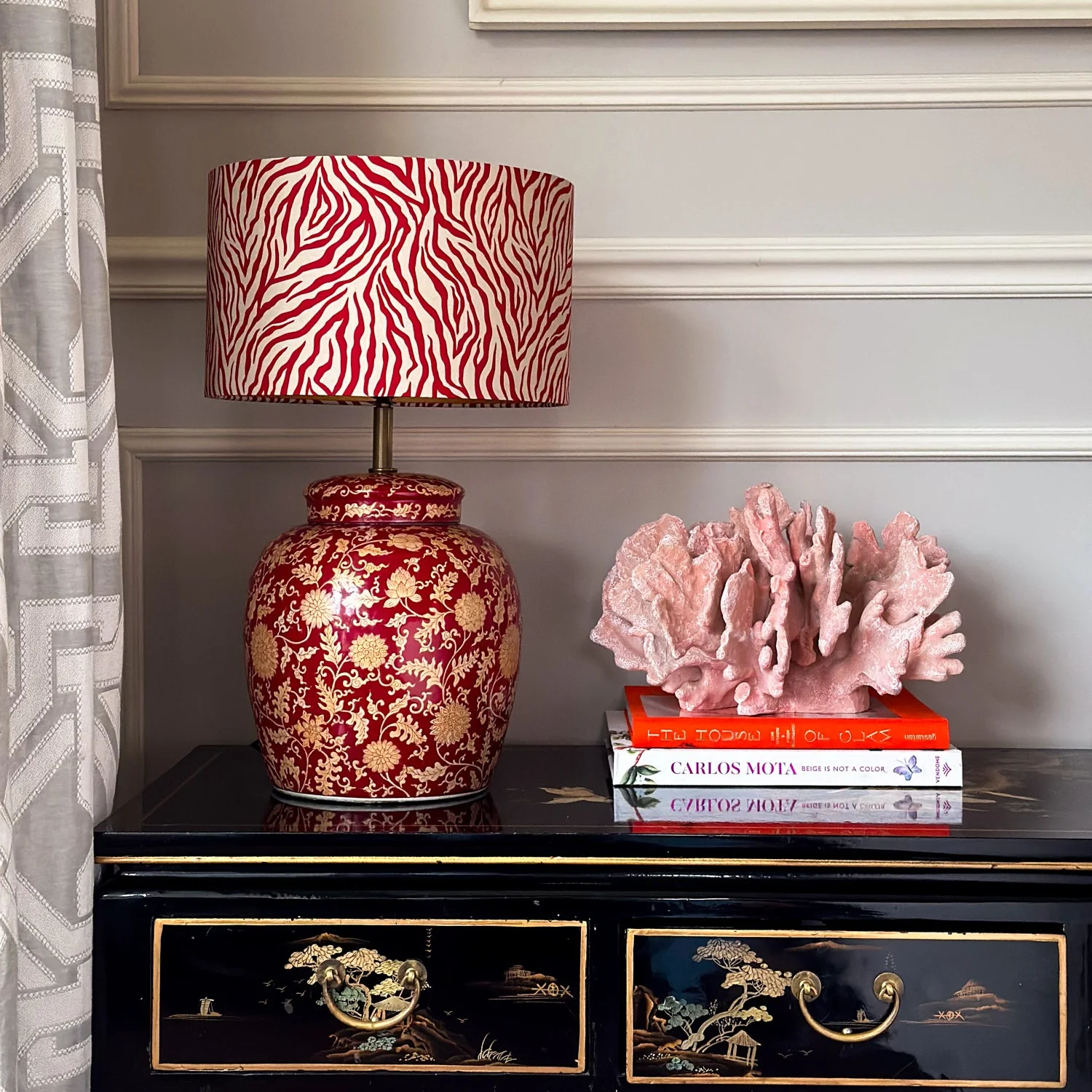 Lampshade Amina Chili & Sand - Image 3