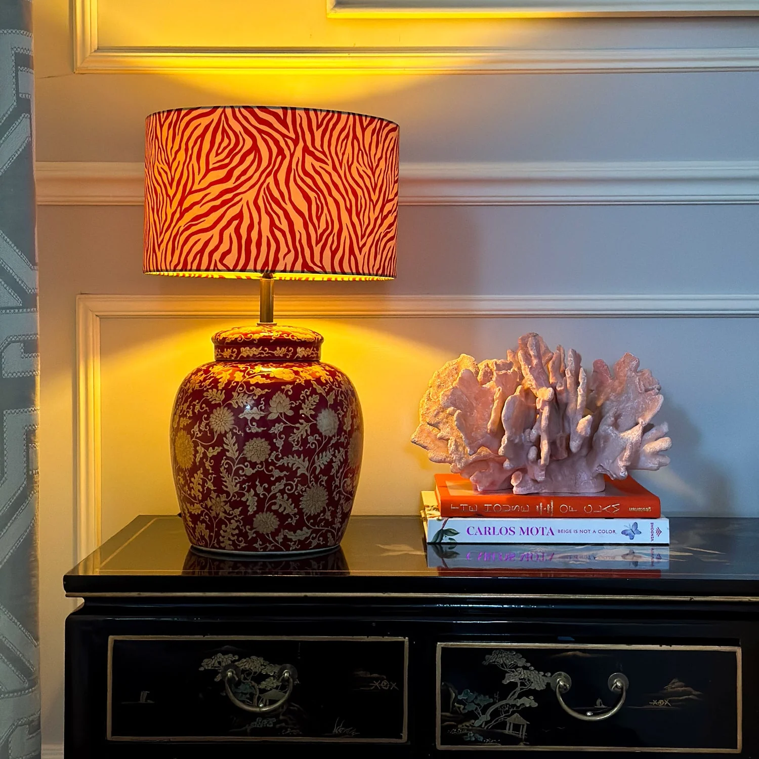 Lampshade Amina Chili & Sand - Image 4