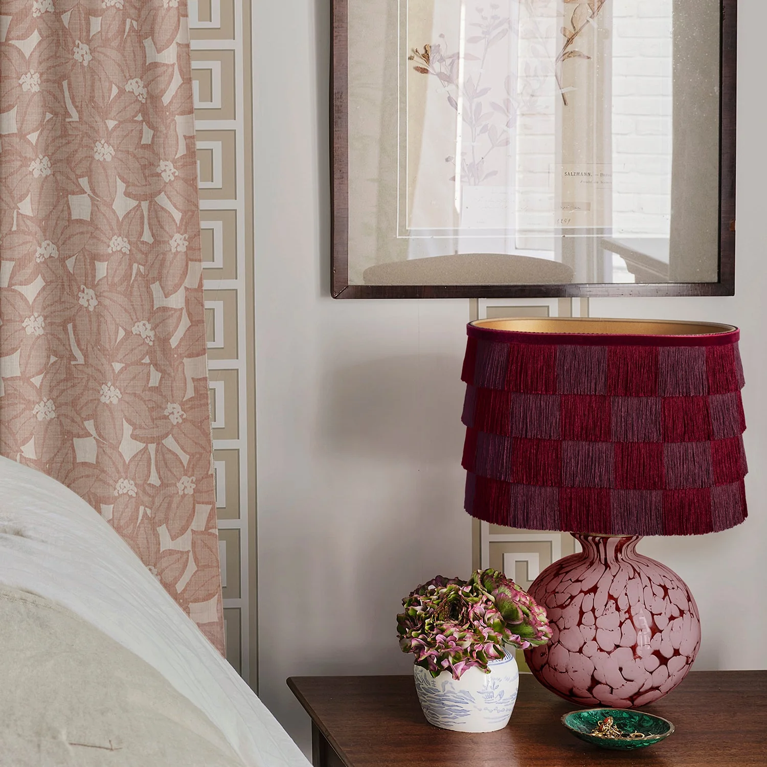 Lampshade Giselle Burgundy & Bordeaux - Image 3