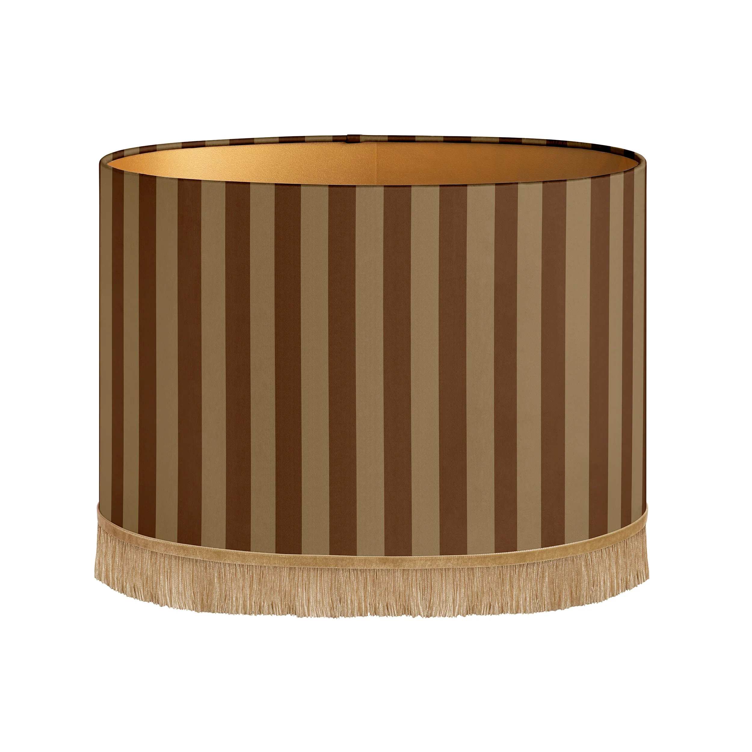 Lampshade Jackie Chocolate & Raffia
