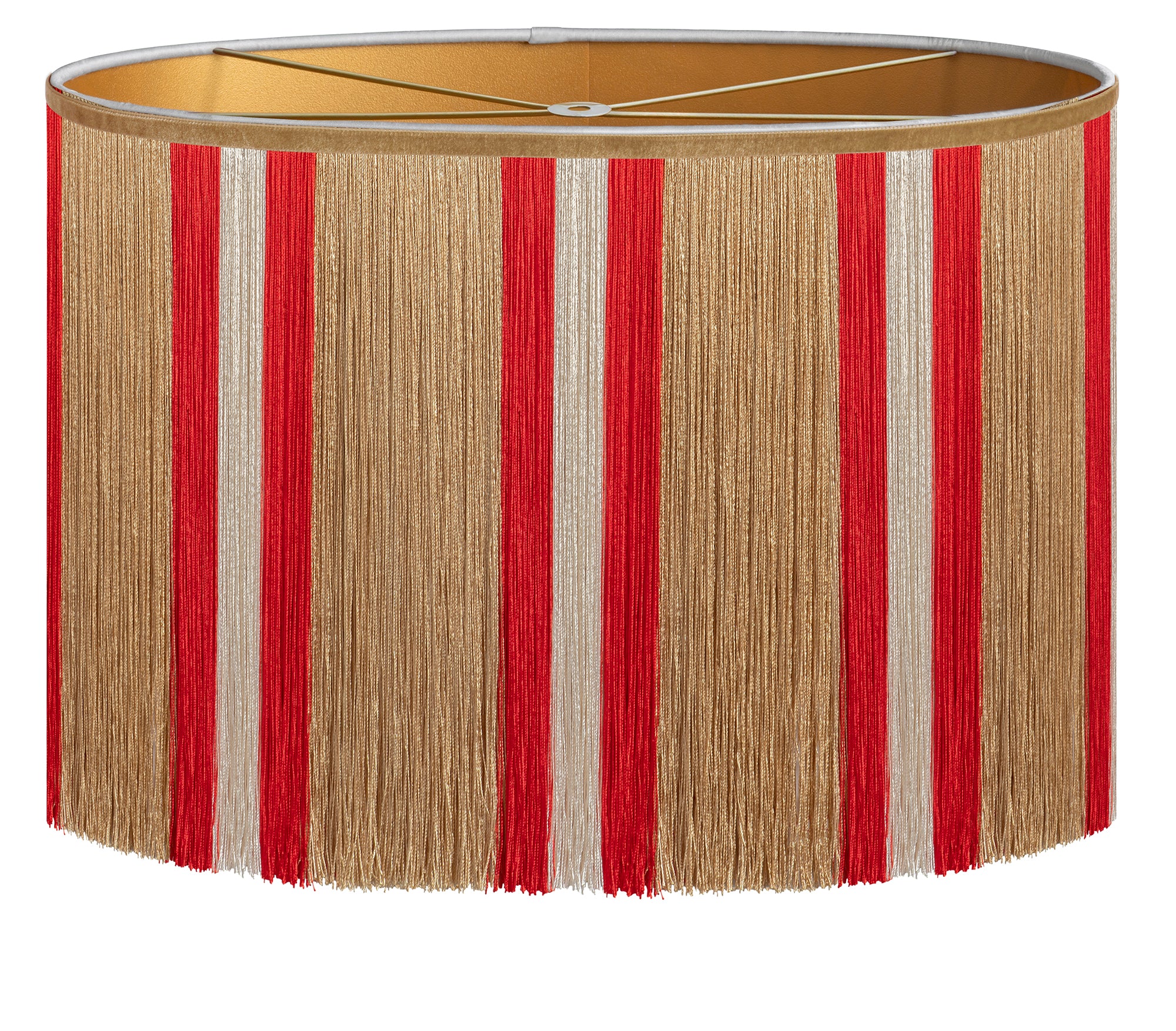Palais x Hôtel Magique Lampshade Ava Gold & Red - Image 6