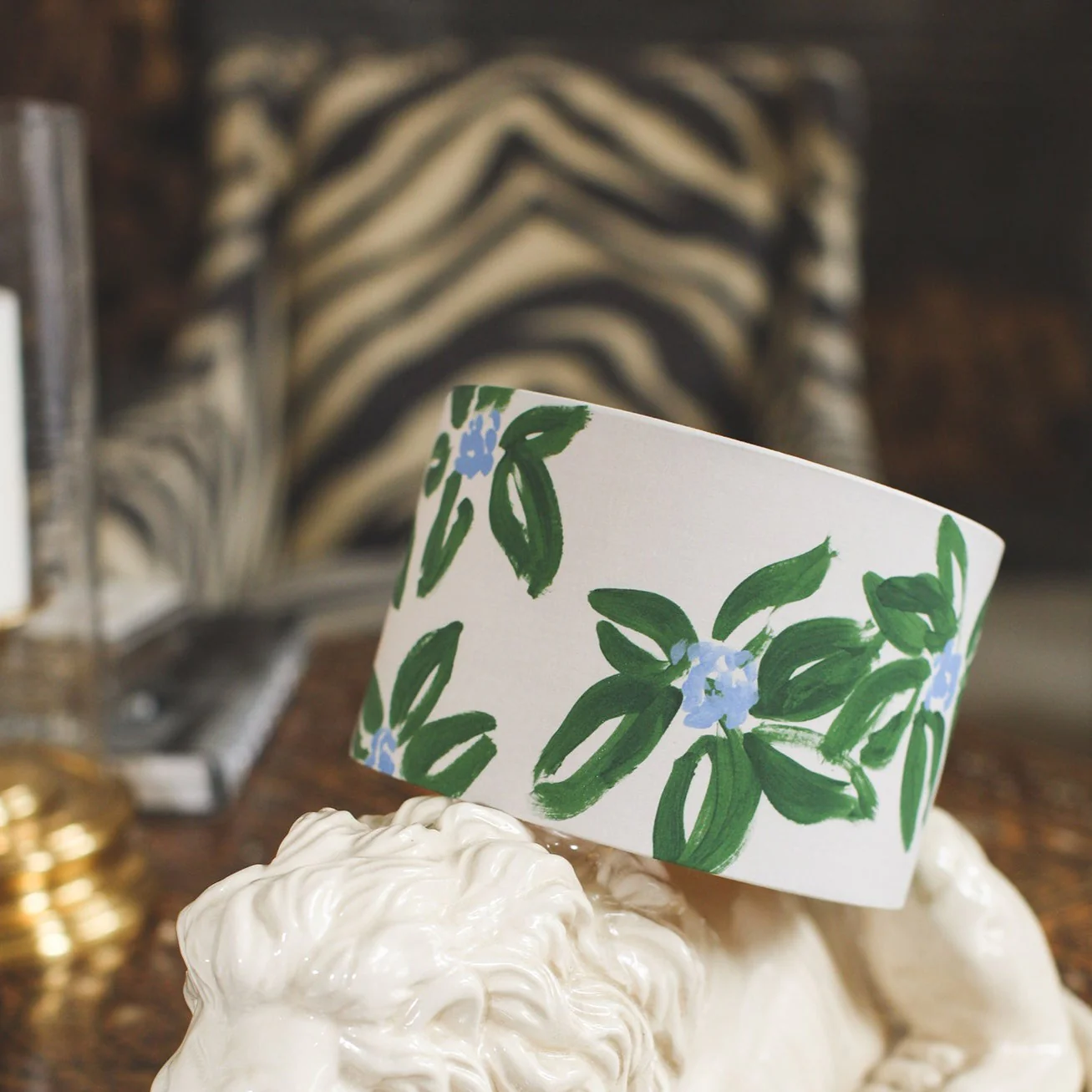 Palais x Hôtel Magique Lampshade Michelle Brush Green - Image 3