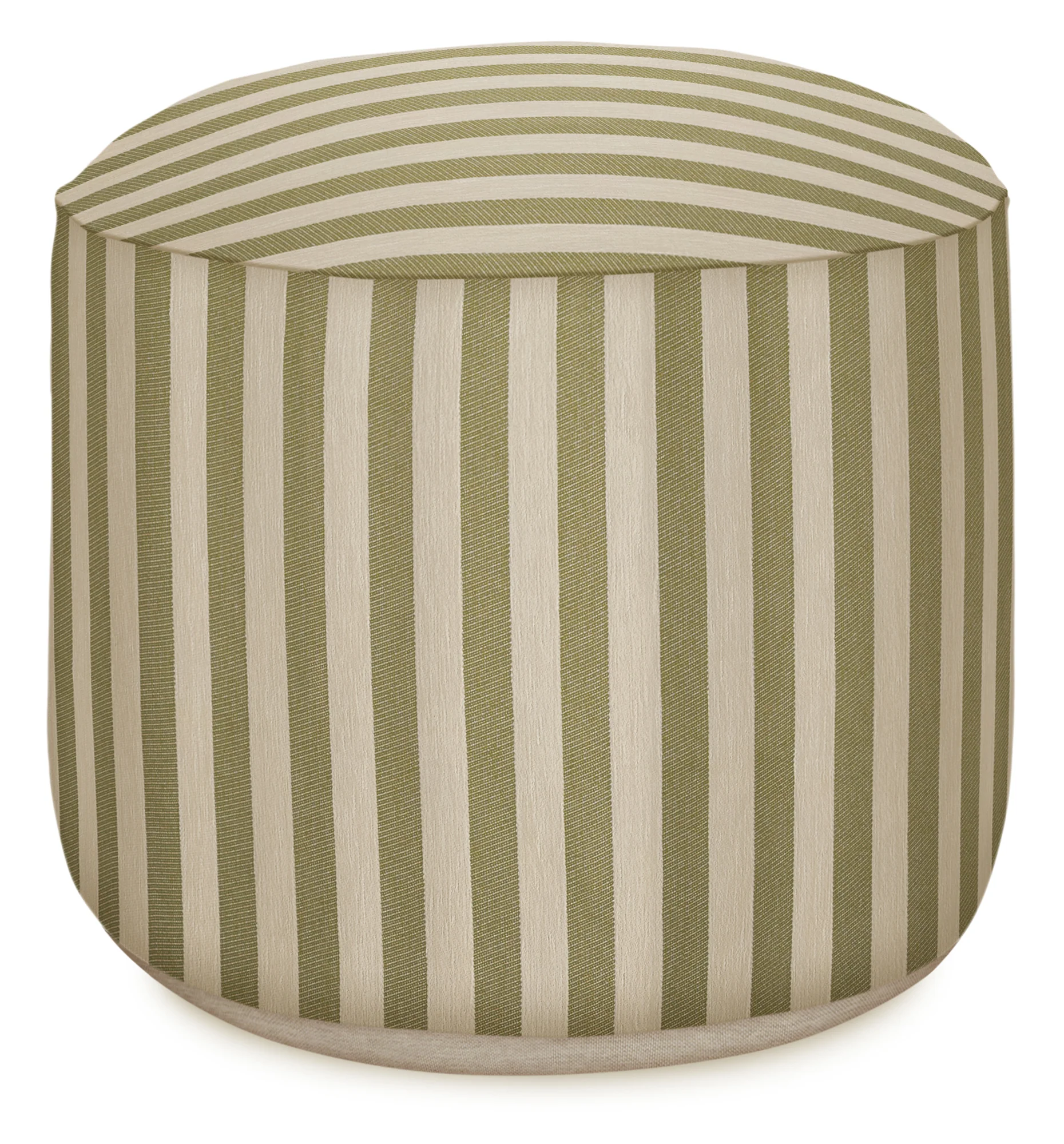 All-season pouf Jackie Olive & Ecru