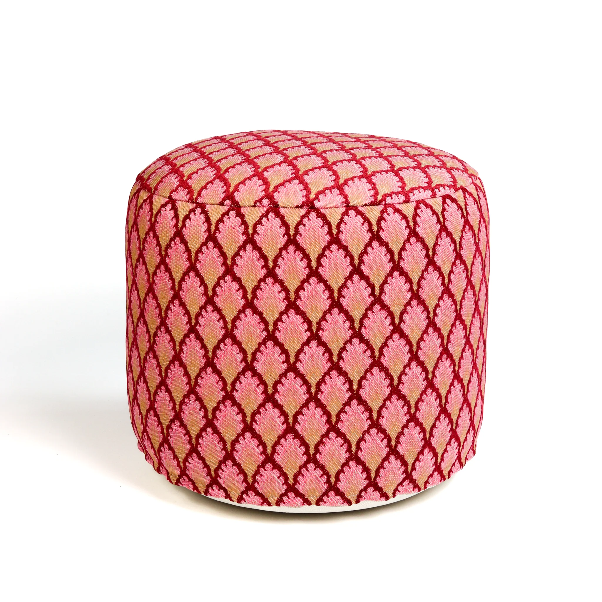 All-season pouf Jessica Bordeaux & Pink