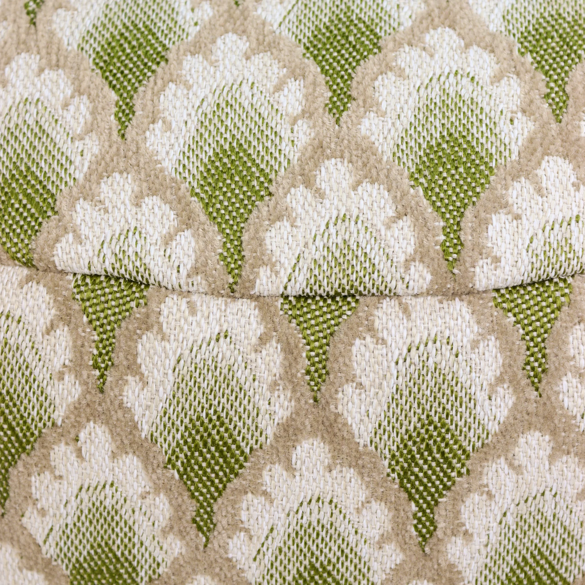 All-season pouf Jessica Olive & Ecru - Image 4