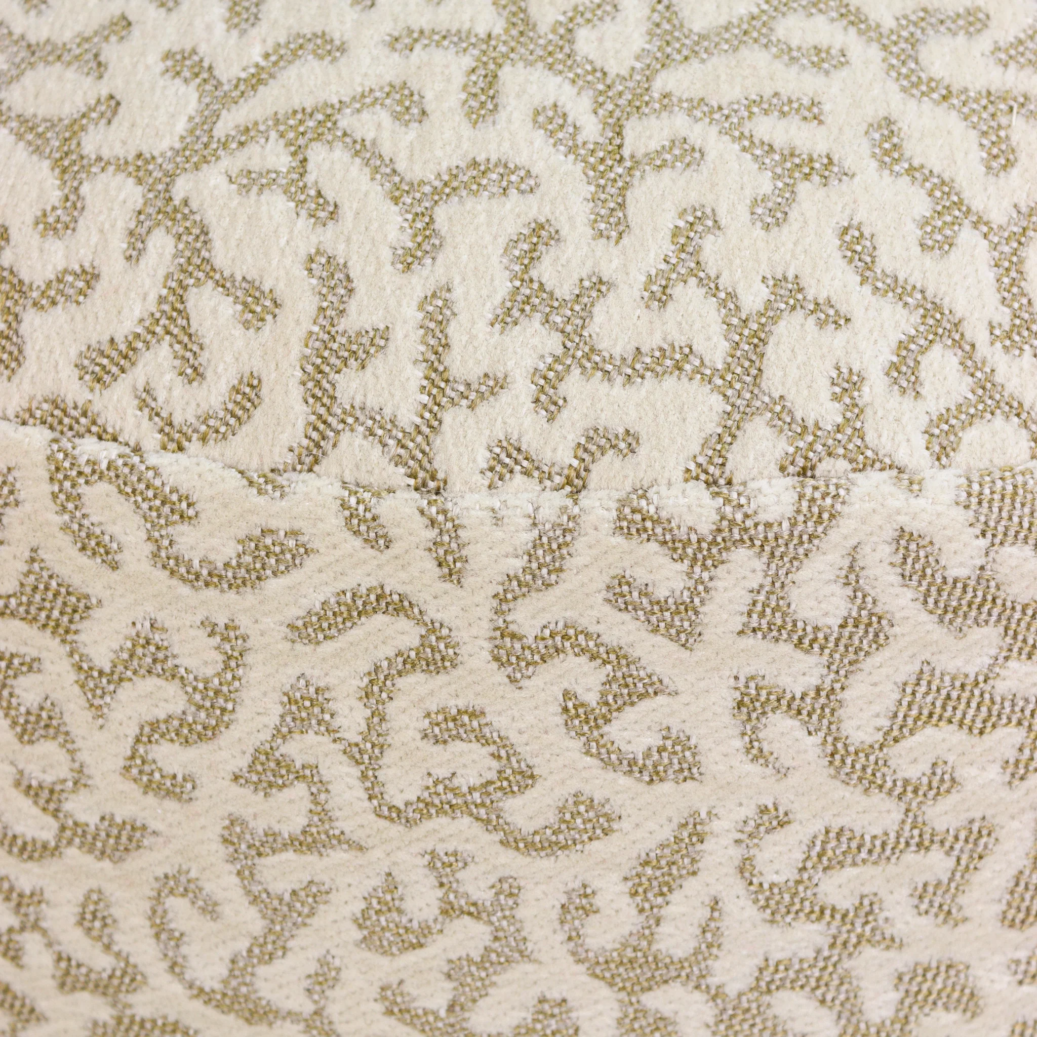All-season pouf Lauren Sand & Ecru - Image 2