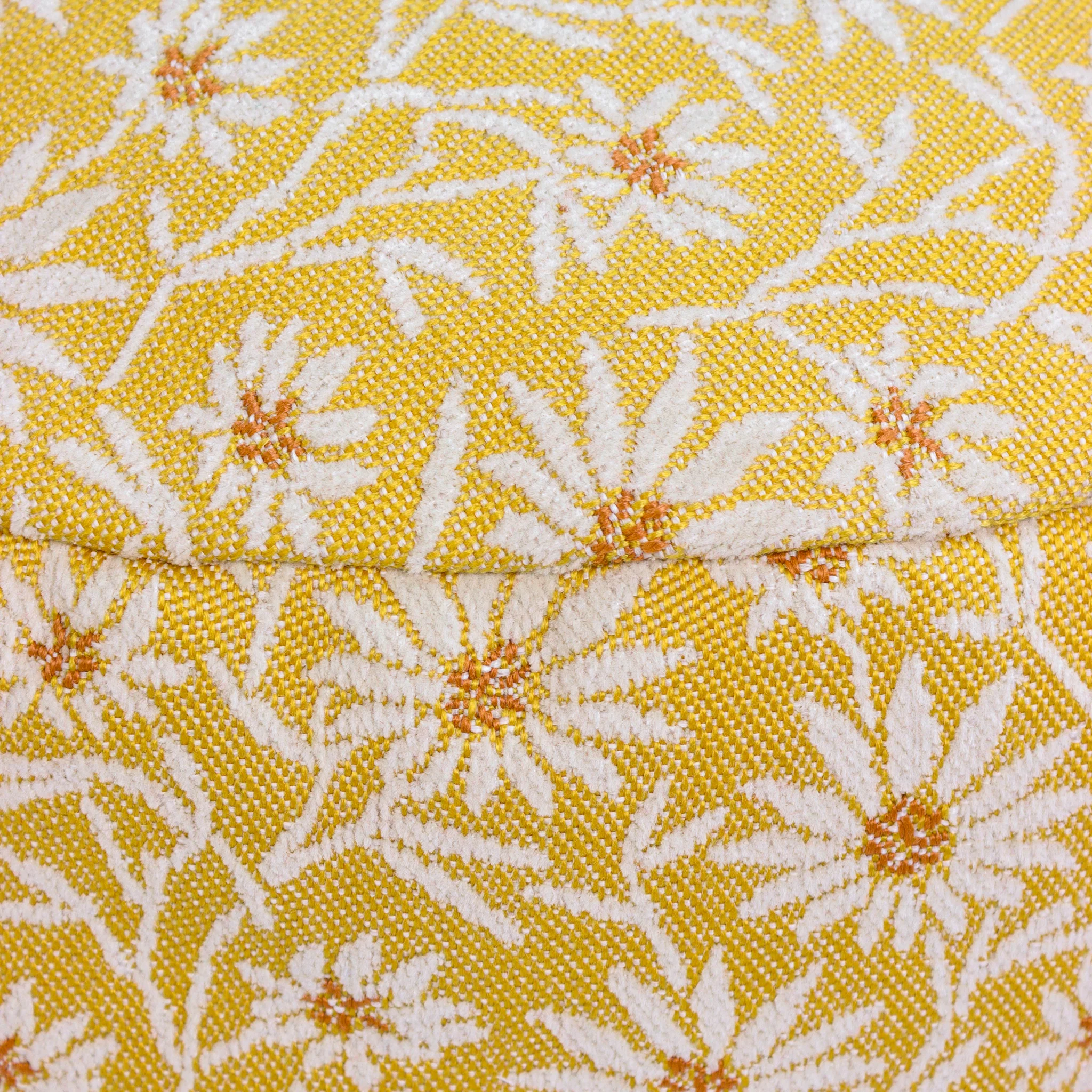 All-season pouf Mako Sunflower & Ecru - Image 2