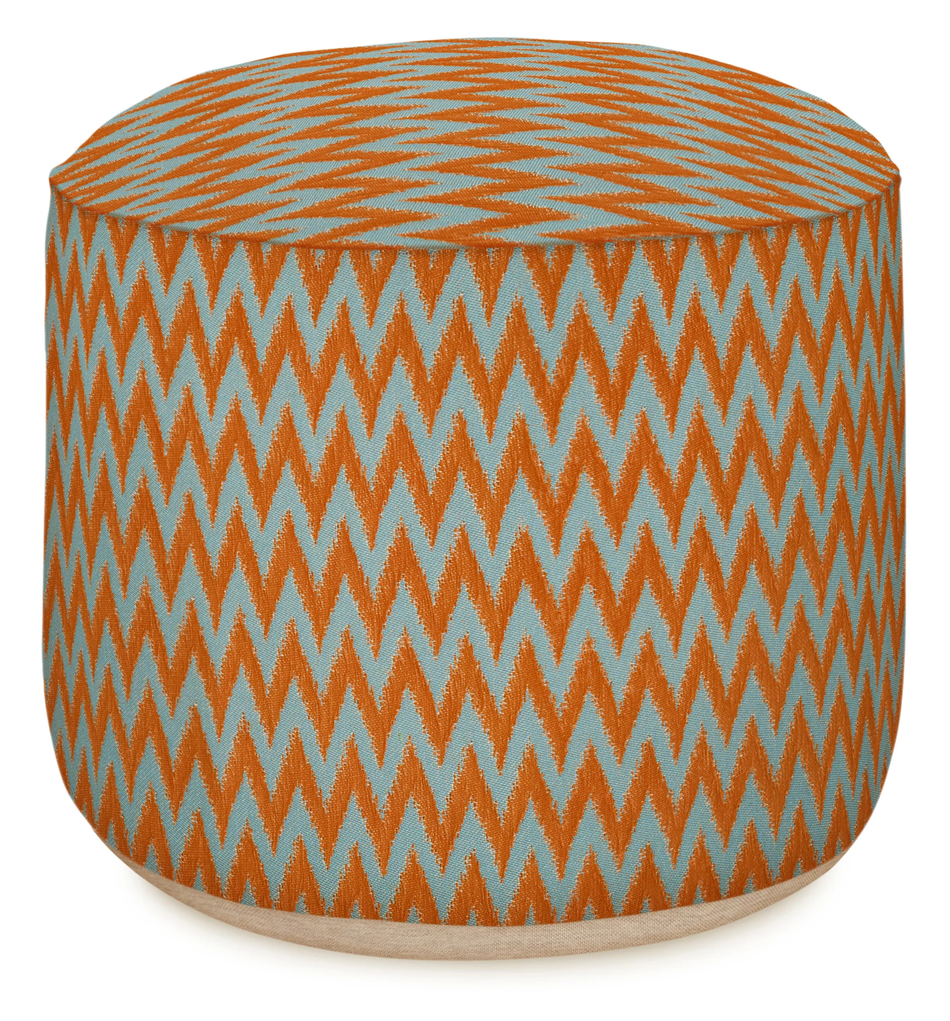 All-season Pouf Rosita Ice & Orange