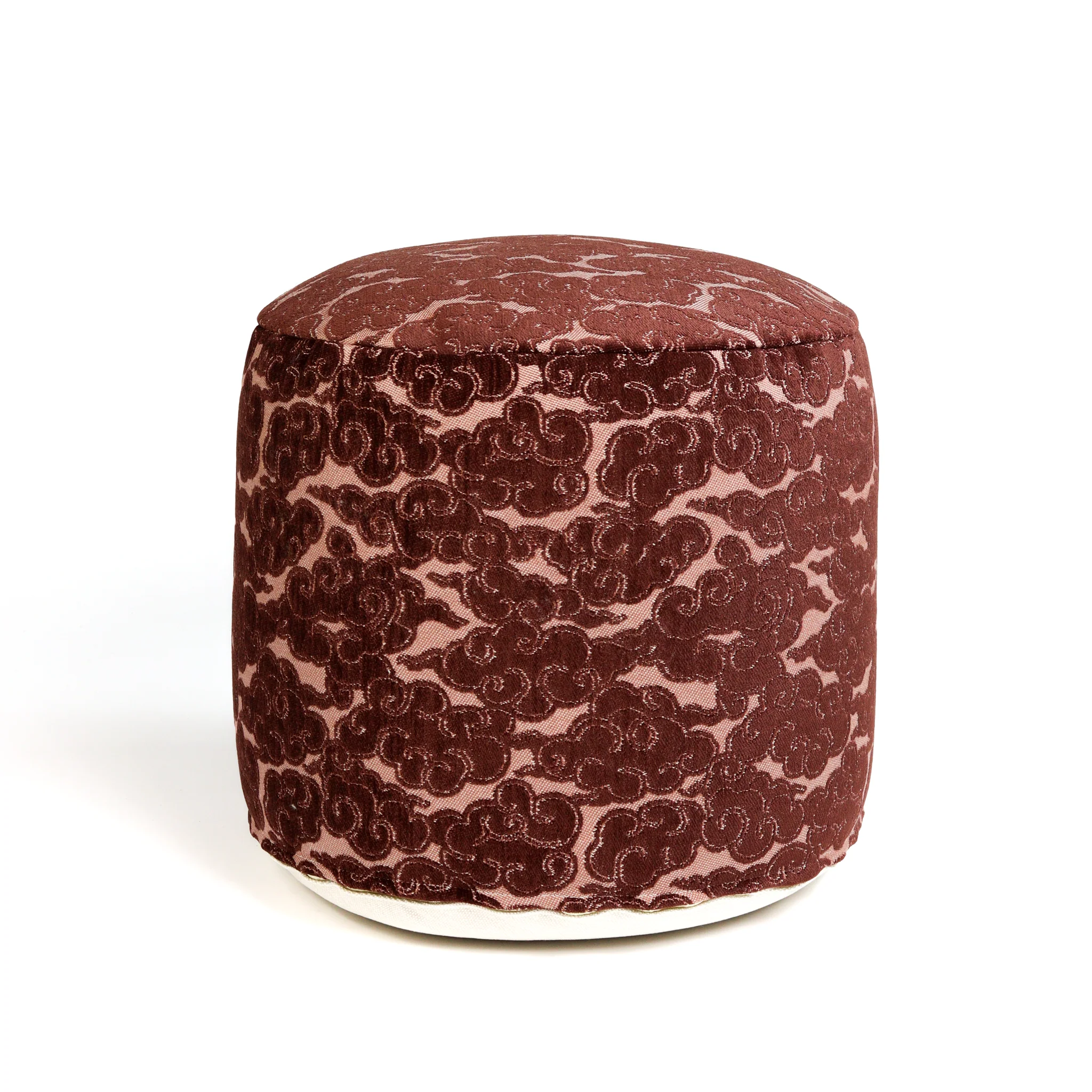 All-season pouf Yin Chocolate & Rose
