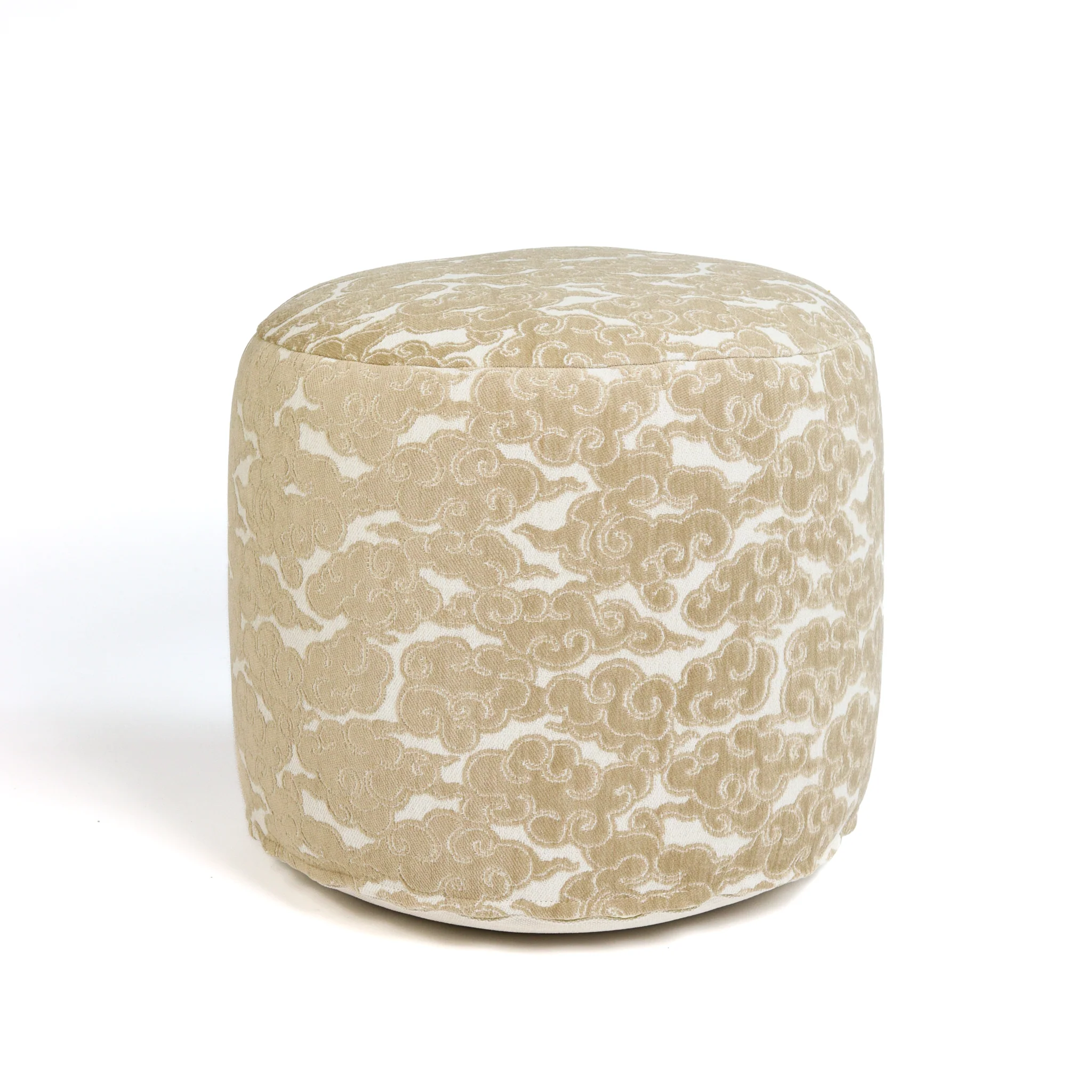 All-season pouf Yin Sand & Ecru