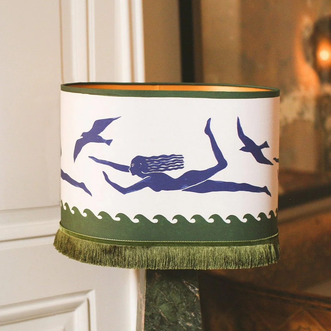 Palais x Hôtel Magique Lampshade Thalassa Blue - Image 4
