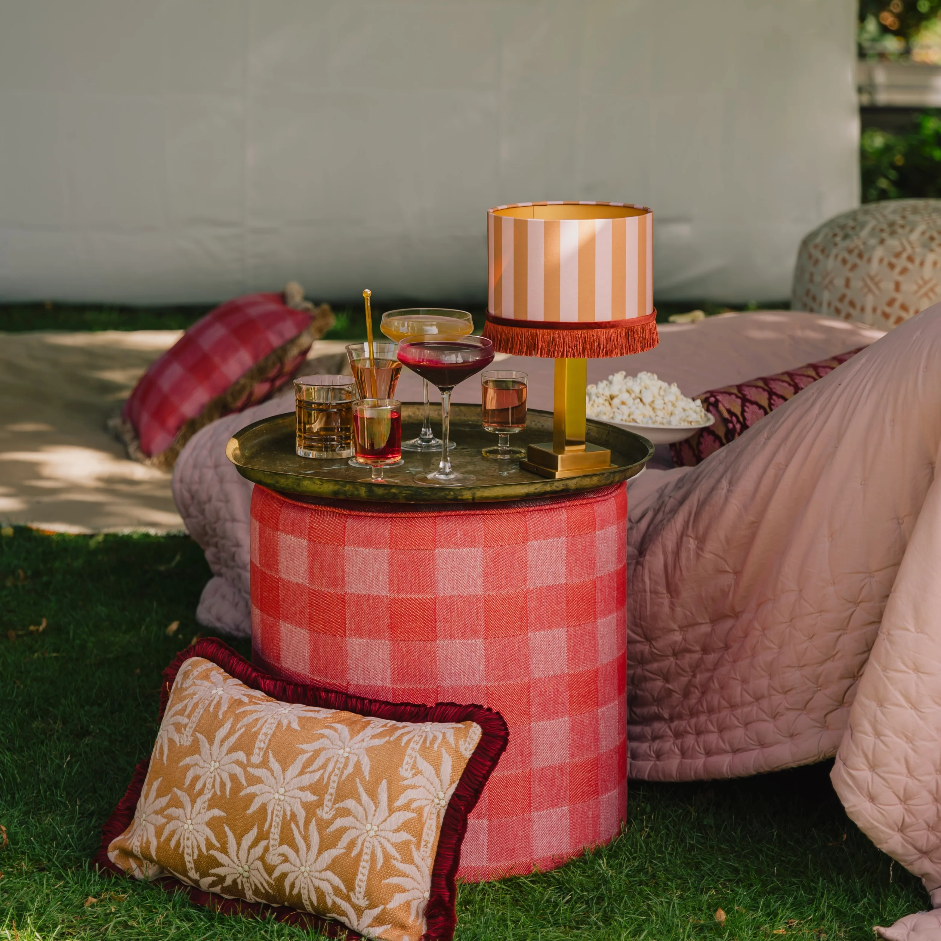 Pouf Brigitte Chili & Pink - Image 3