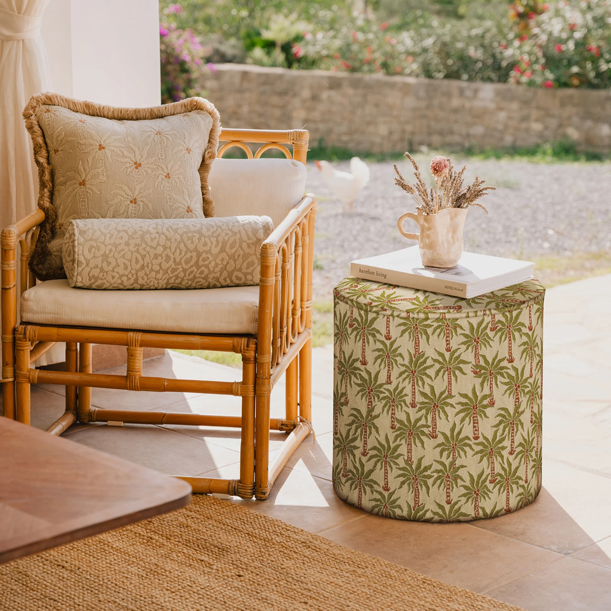 Pouf Laura Olive & Spice - Image 2