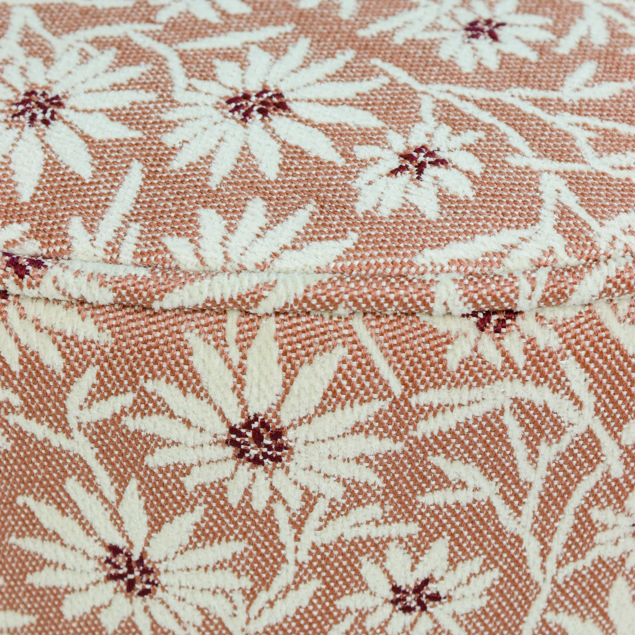 Pouf Mako Rose & Ecru - Image 6