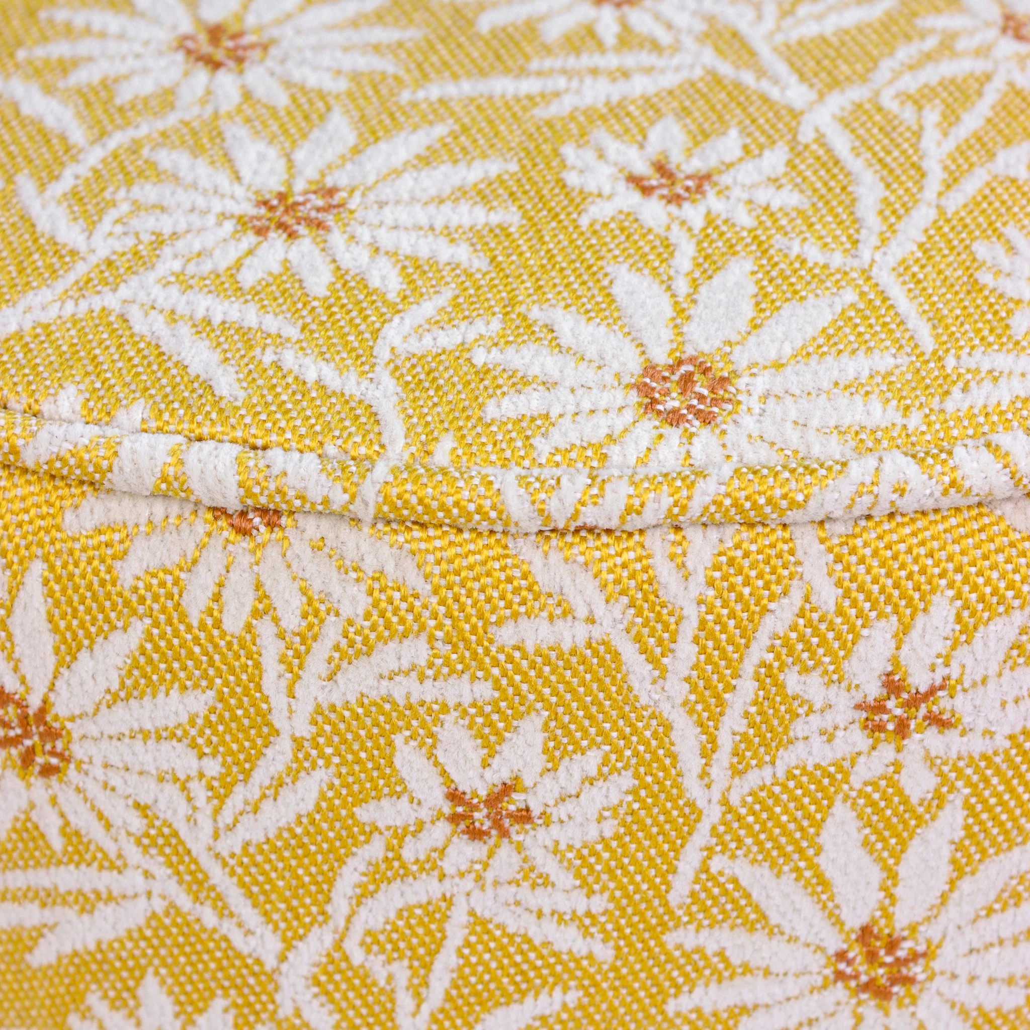 Pouf Mako Sunflower & Ecru - Image 5
