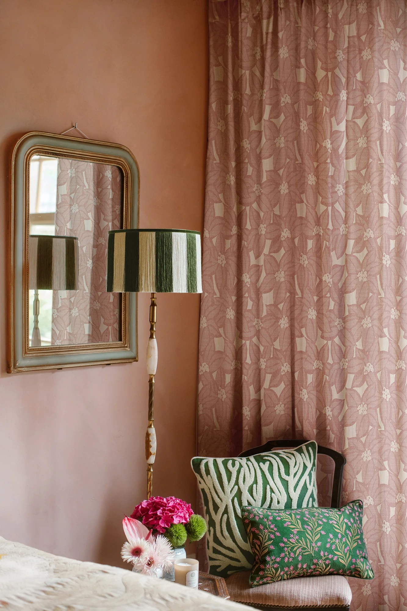 Ready Made Linen Curtain Michelle Rose - Image 3