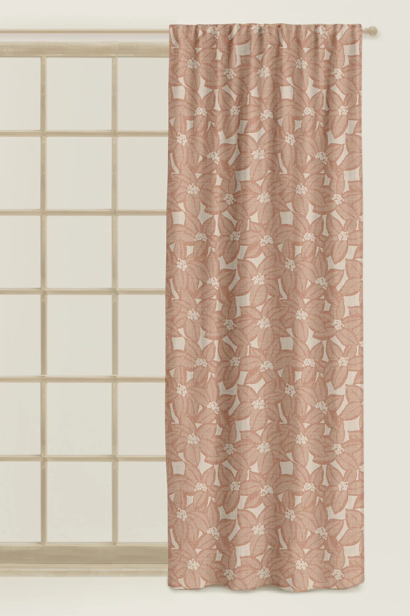 Ready Made Linen Curtain Michelle Rose - Image 4