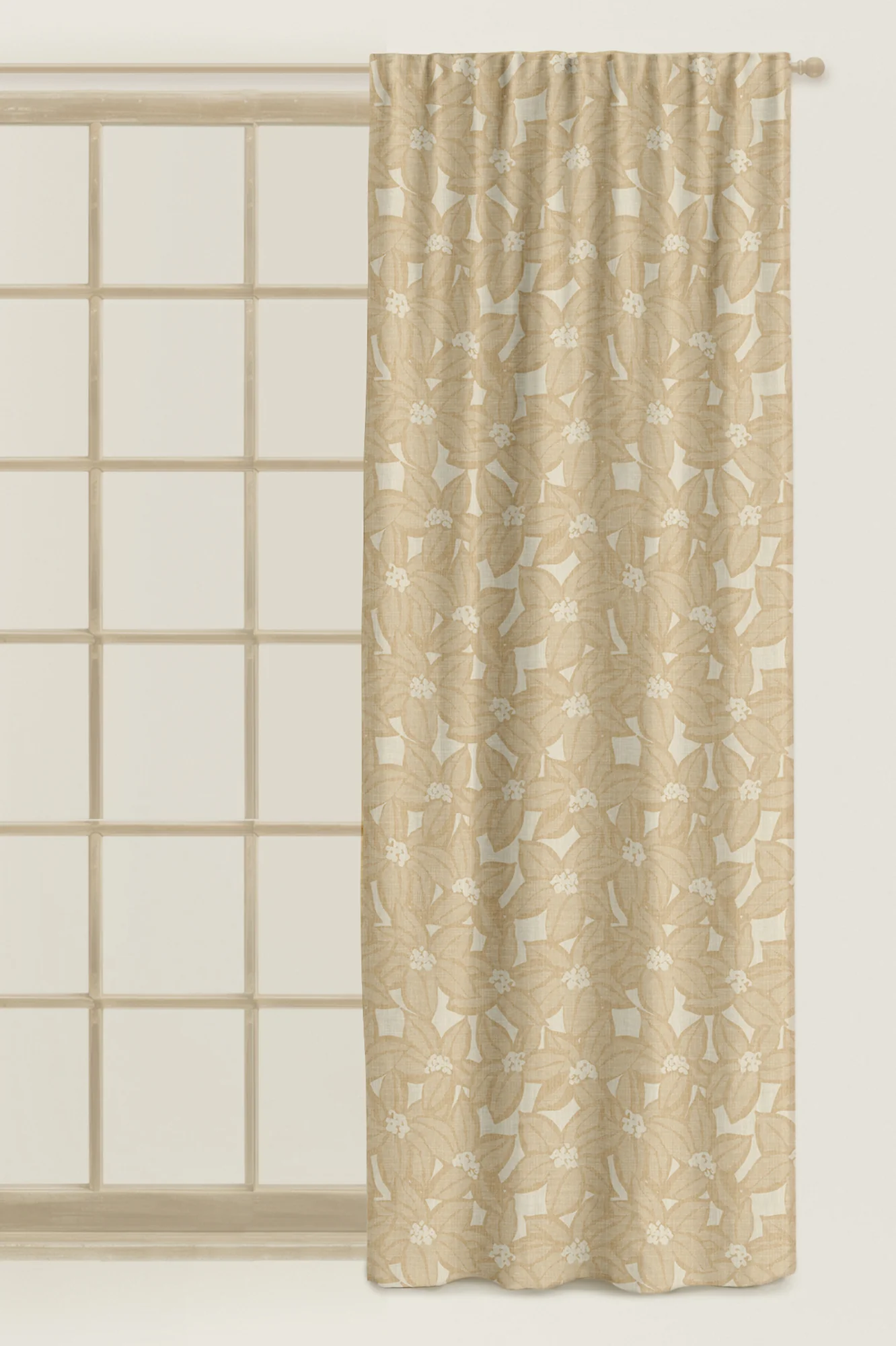 Ready Made Linen Curtain Michelle Ecru - Image 3