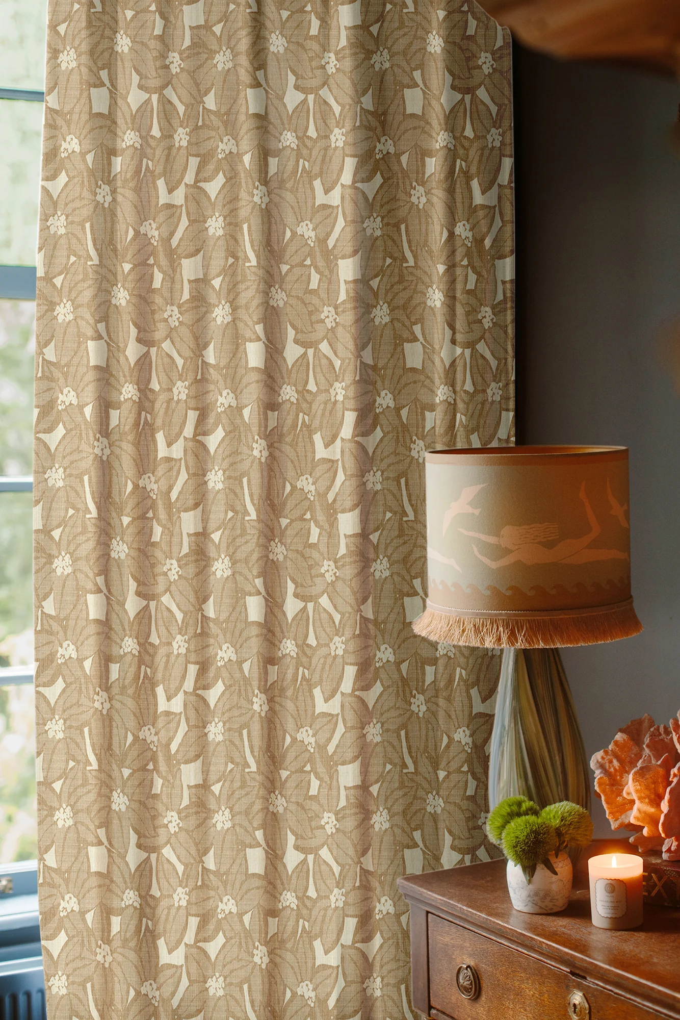 Ready Made Linen Curtain Michelle Ecru - Image 5
