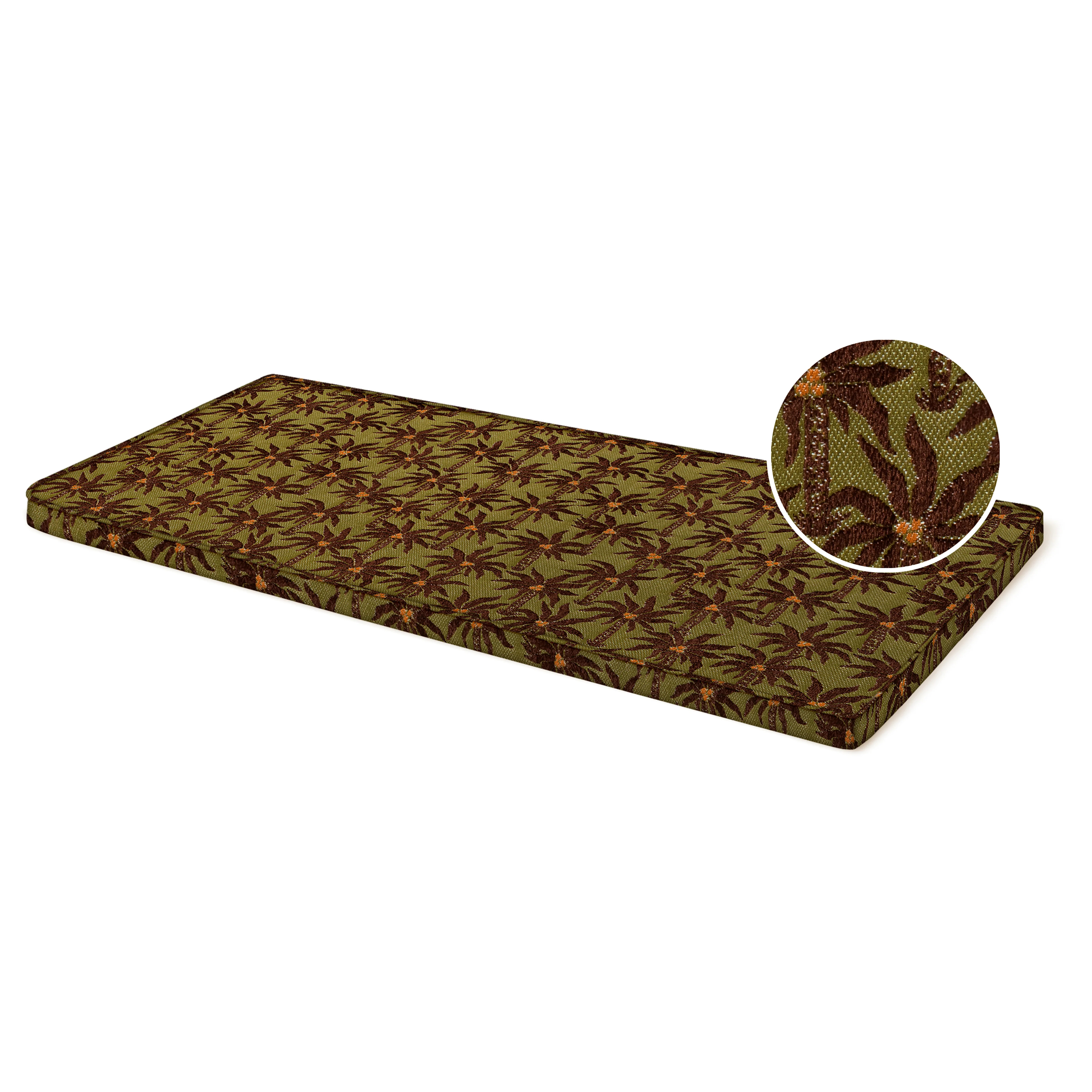 Sofa cushion Laura Chocolate & Olive